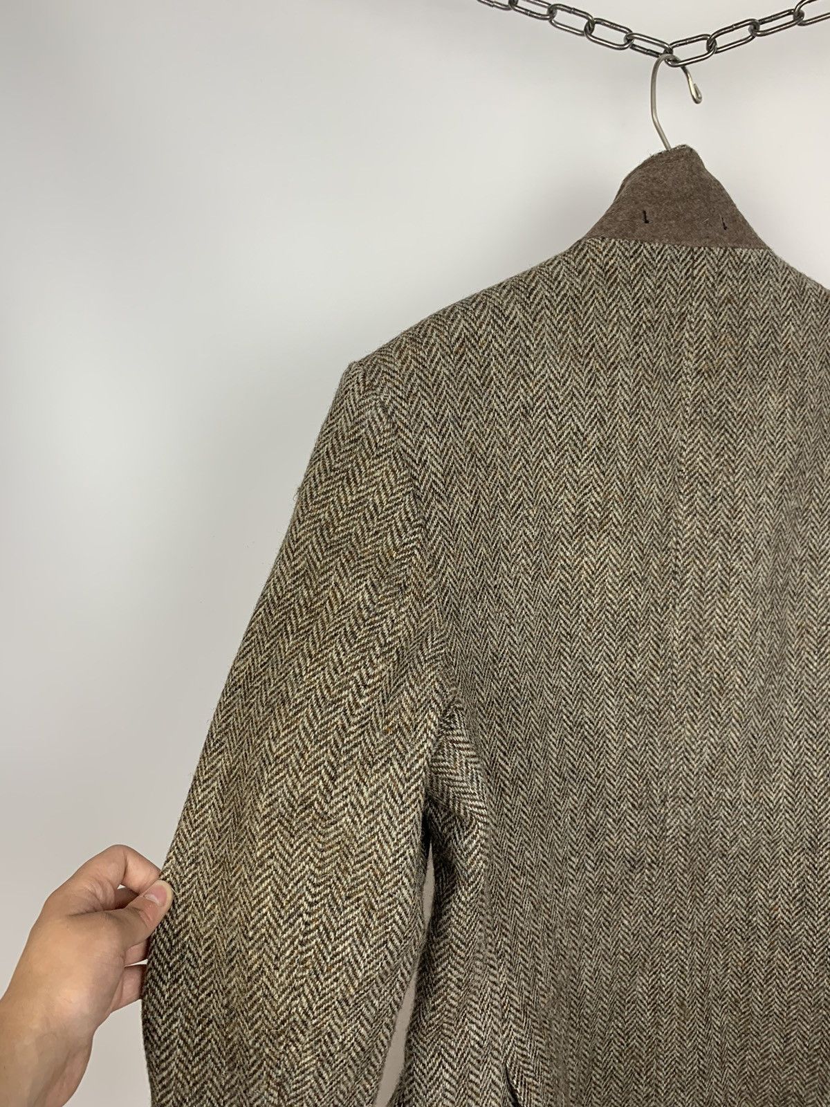 Harris Tweed Vintage Harris Tweed Wool Single Breasted Blazer Jacket 40R Size 40R - 13 Thumbnail