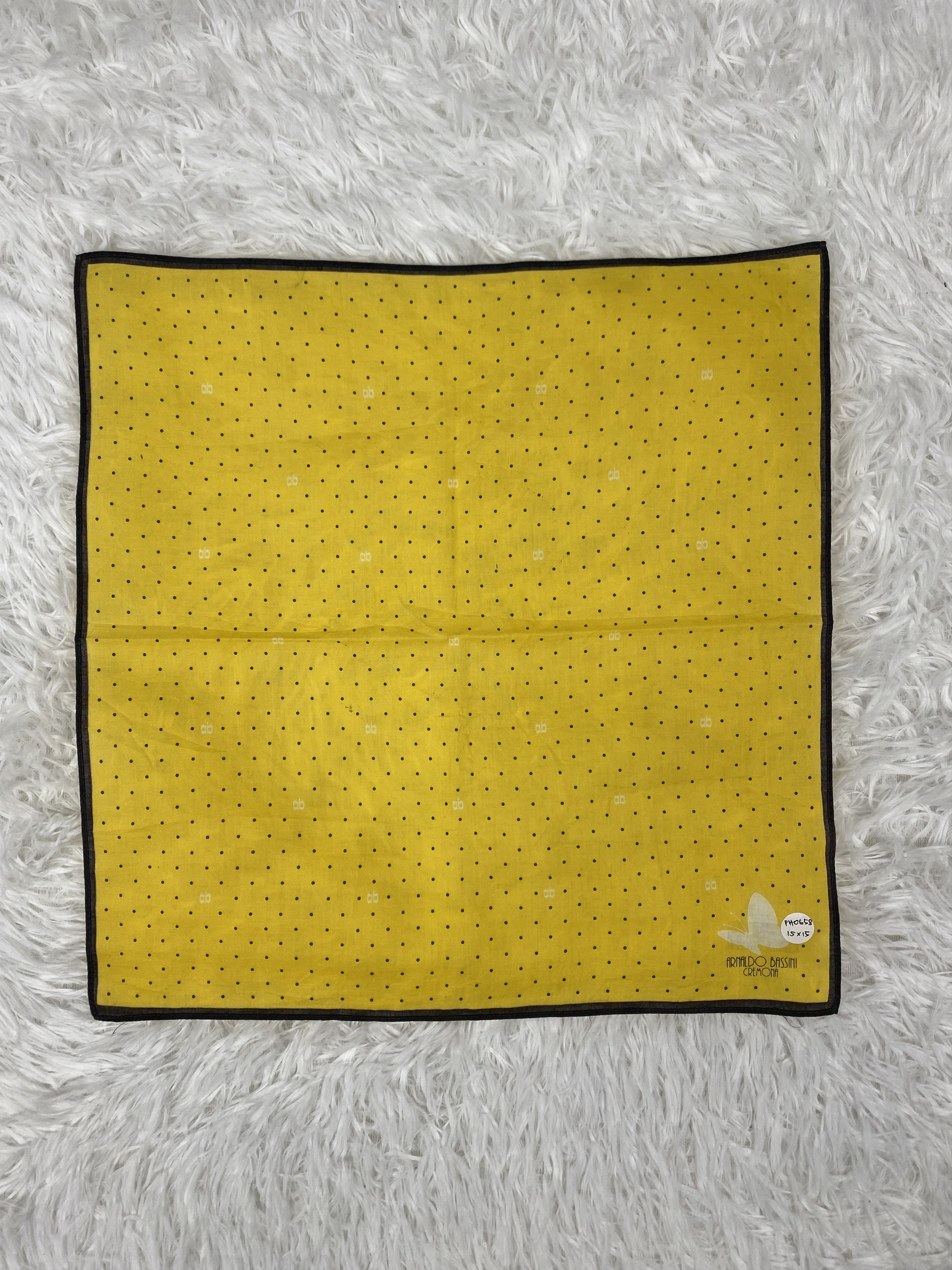 Vintage Vintage Arnaldo Bassini Handkerchief Neckerchief PH0658 Size ONE SIZE - 3 Thumbnail