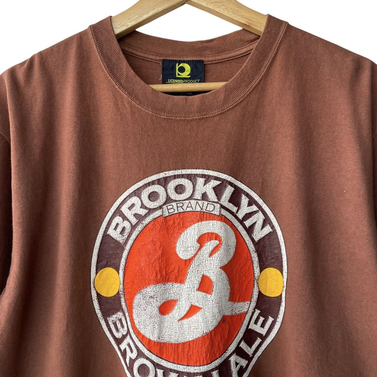 Vintage Brooklyn Brewery Brown Ale Vintage 2000 Licensed Promo Tee Size US M / EU 48-50 / 2 - 3 Thumbnail