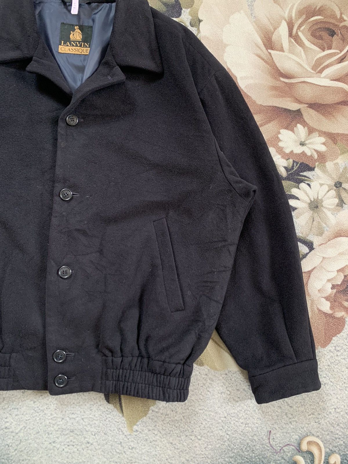 Lanvin Vtg Lanvin Classique Cashmere Buttons Jacket Size US L / EU 52-54 / 3 - 4 Thumbnail