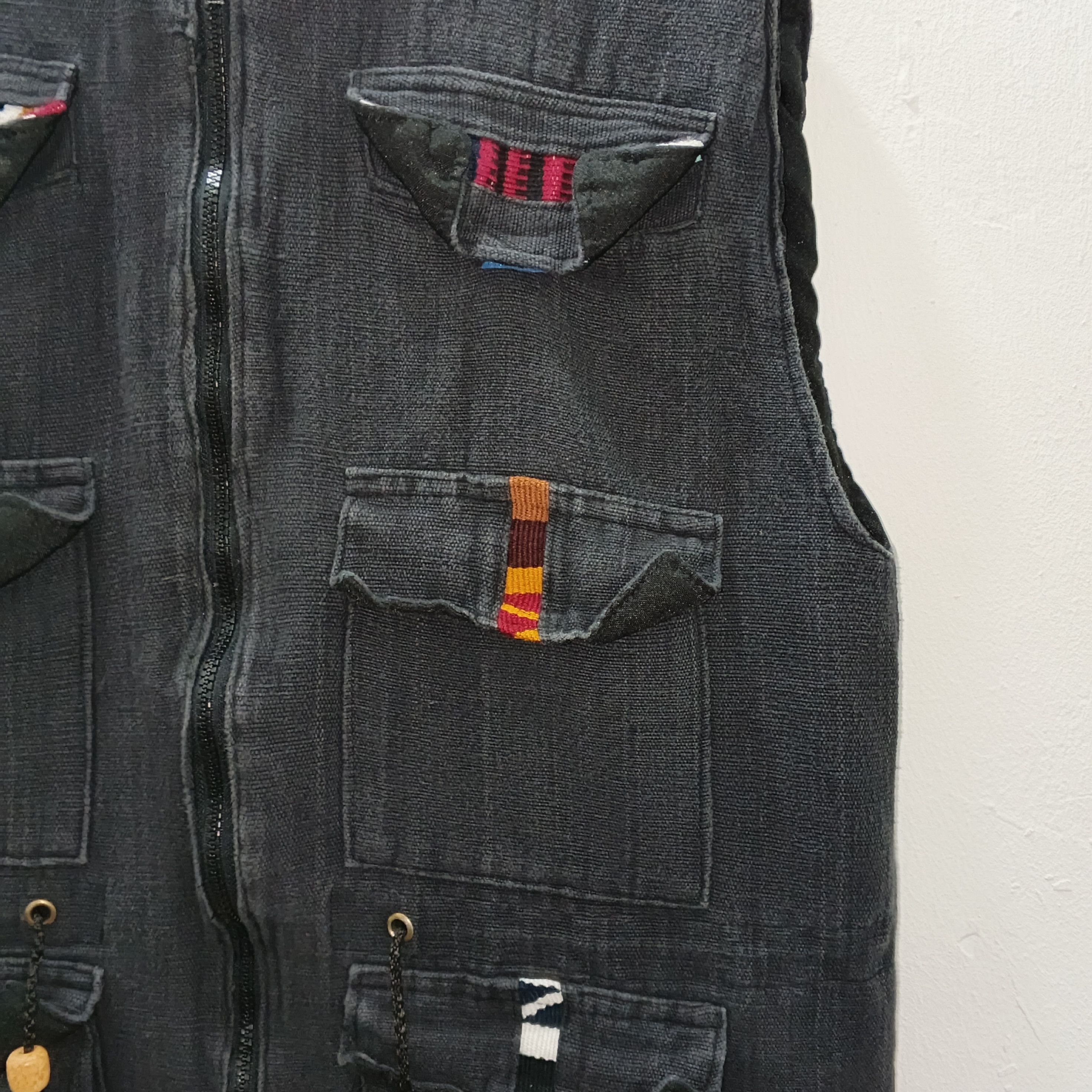 Vintage Vintage 80's Guatamelan Mexican Tactical Vest Jacket Size L Size US L / EU 52-54 / 3 - 6 Thumbnail