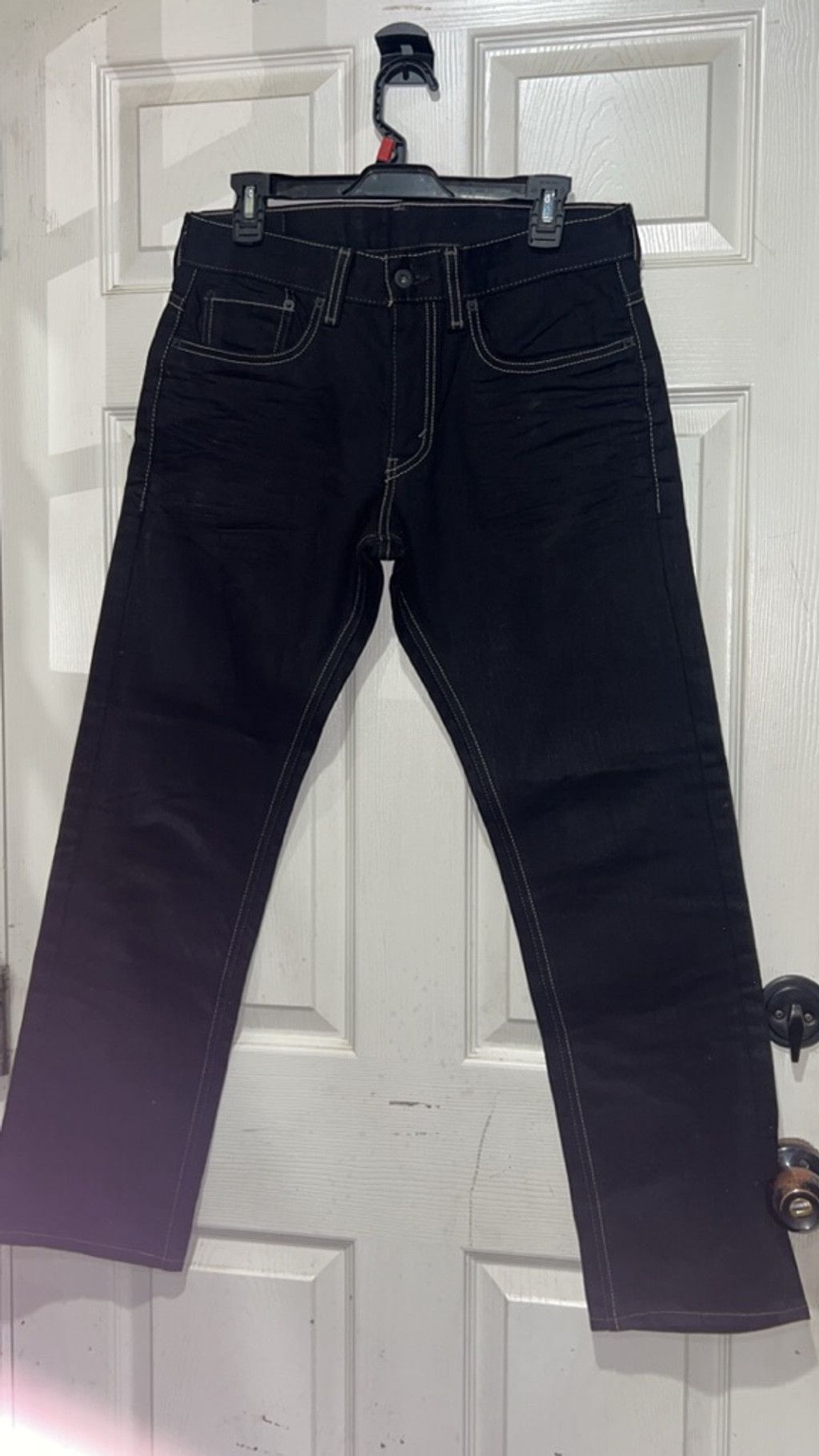 Levi's Men's Levi's Skinny Jeans Waist 32 Black Size US 32 / EU 48 - 4 Thumbnail