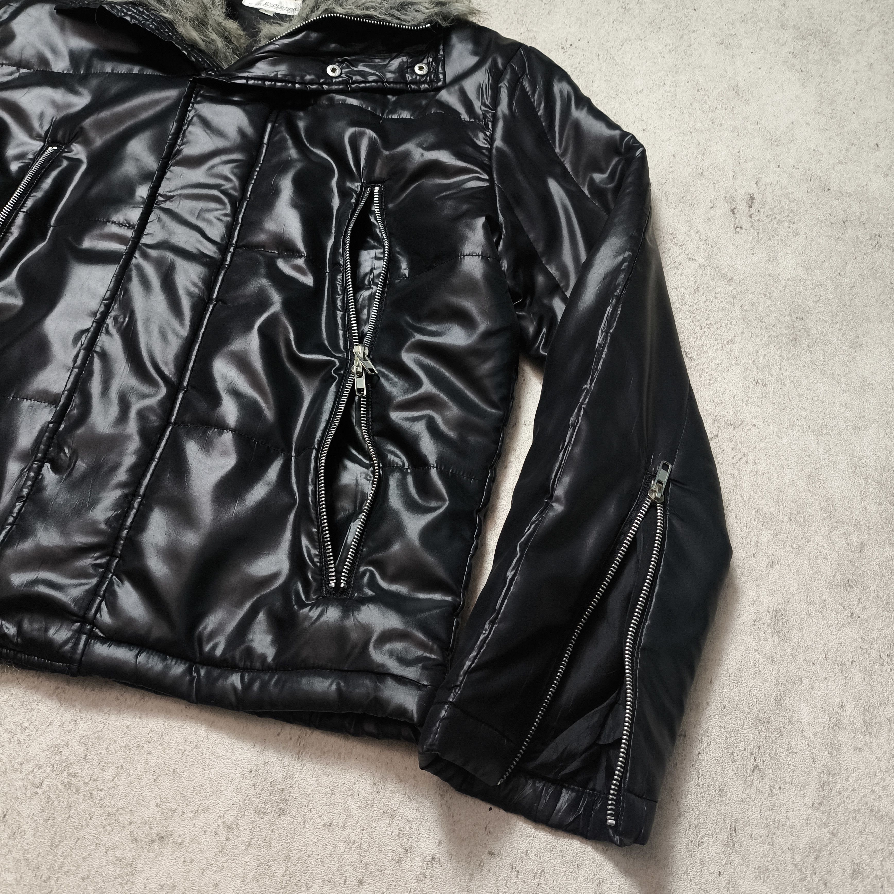 If Six Was Nine Japanese Brand Evolution Fur Collar Jacket Vkei Style Size US L / EU 52-54 / 3 - 4 Thumbnail