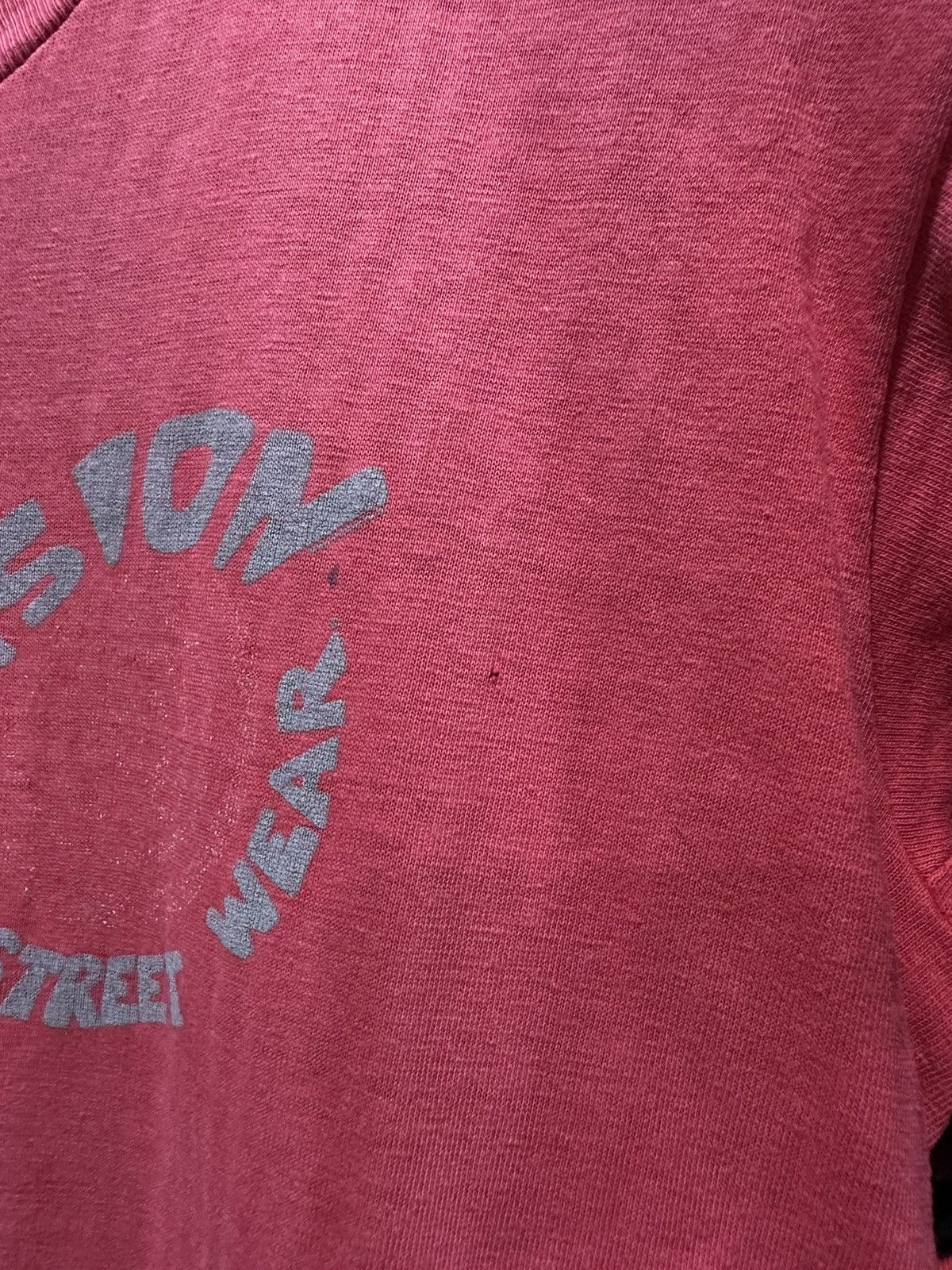 Vintage Vintage 80s Vision Streerwear Faded Tee Size US M / EU 48-50 / 2 - 9 Thumbnail