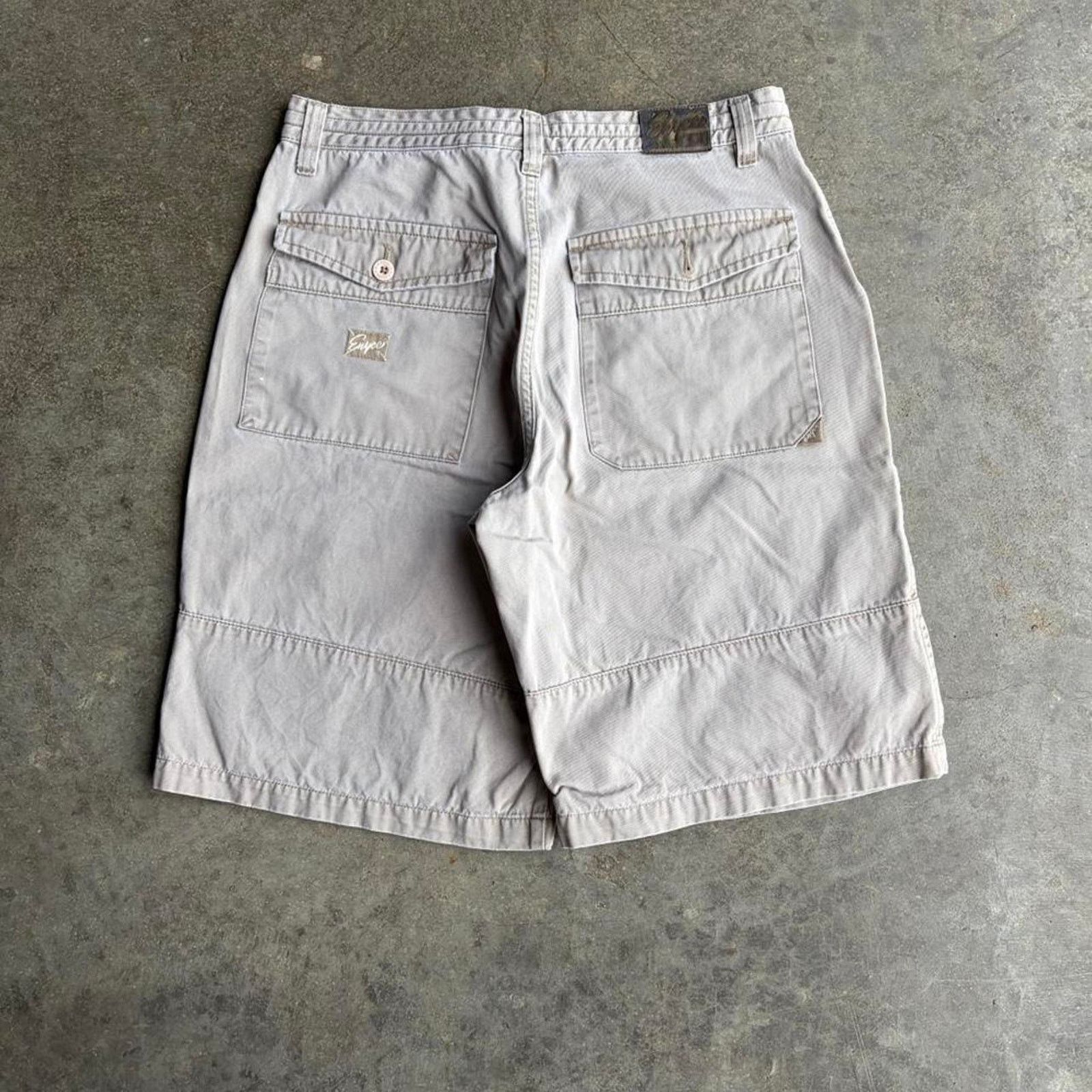 Enyce 2000s enyce baggy cream cargos Size US 34 / EU 50 - 1 Thumbnail