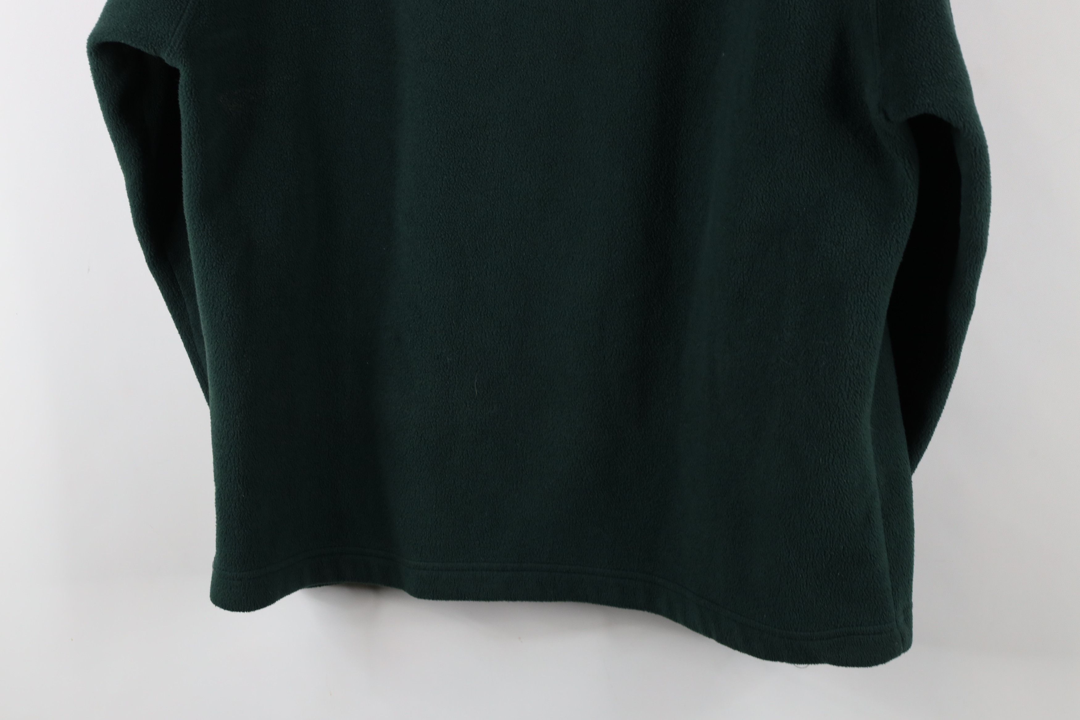 Gap × Vintage Vintage 90s Gap Heavyweight Fleece V-Neck Sweater Green Size US XL / EU 56 / 4 - 10 Thumbnail