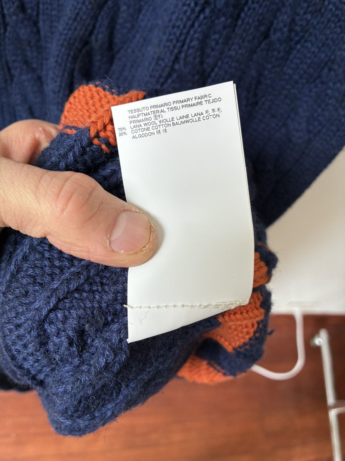 Maison Margiela MARGIELA AW17 Oversized Cable Knit Sweater Vest Size US L / EU 52-54 / 3 - 23 Thumbnail