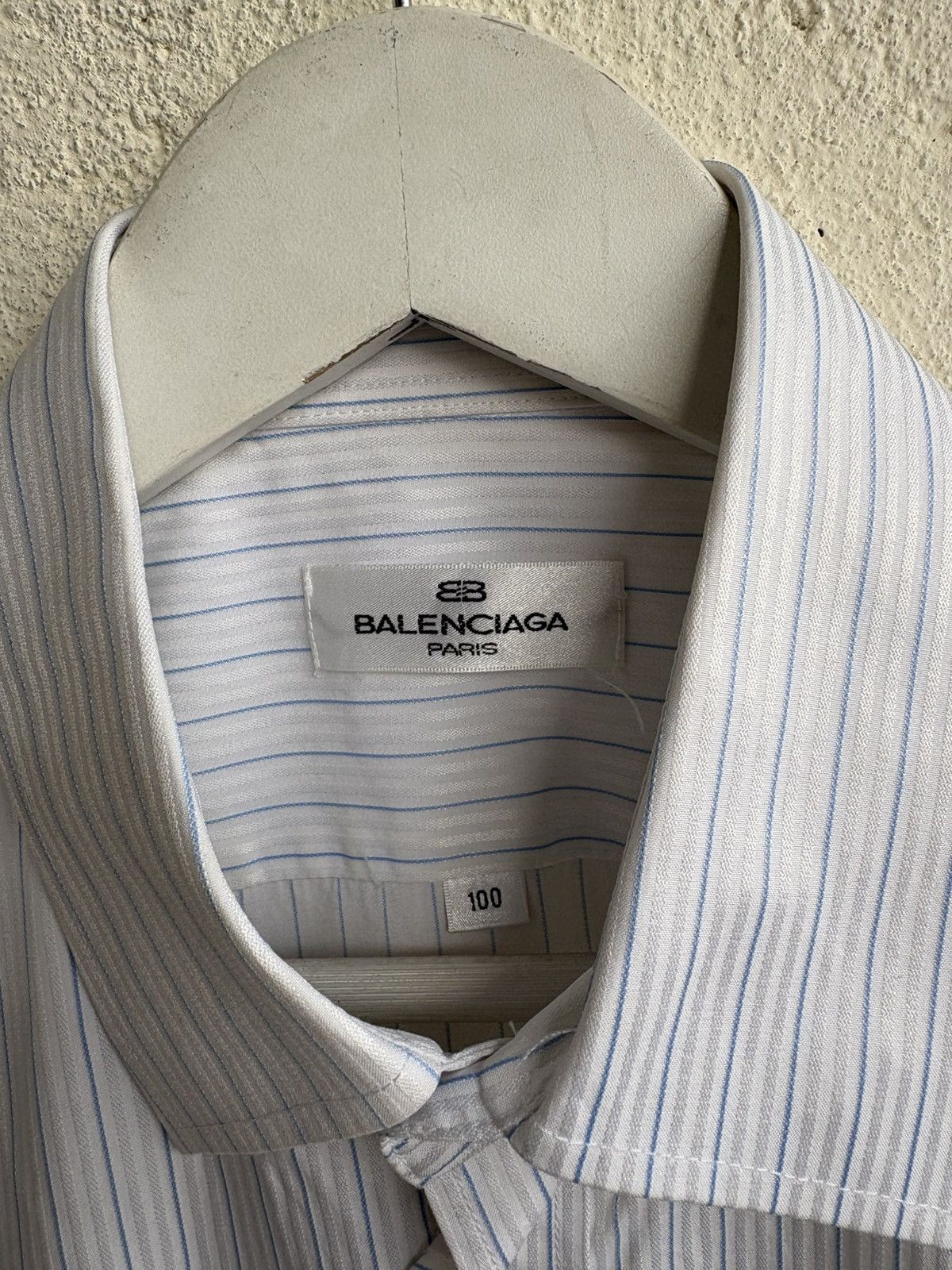 Balenciaga 2000s Balenciaga Paris Stripe shirt Size US M / EU 48-50 / 2 - 5 Thumbnail