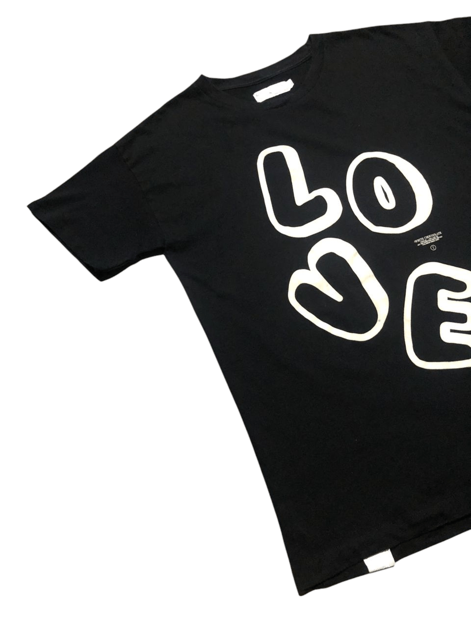 CHOCOOLATE Vintage White Chocoolate T-shirt "LOVE" Design Size US XS / EU 42 / 0 - 5 Thumbnail