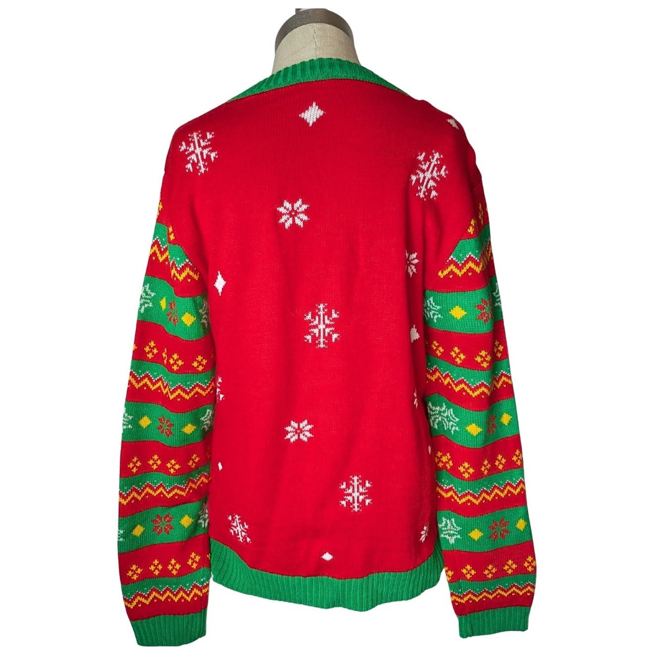 Unknown London Giggling Get Up Light Up Christmas Sweater L Like New Size L / US 10 / IT 46 - 2 Thumbnail