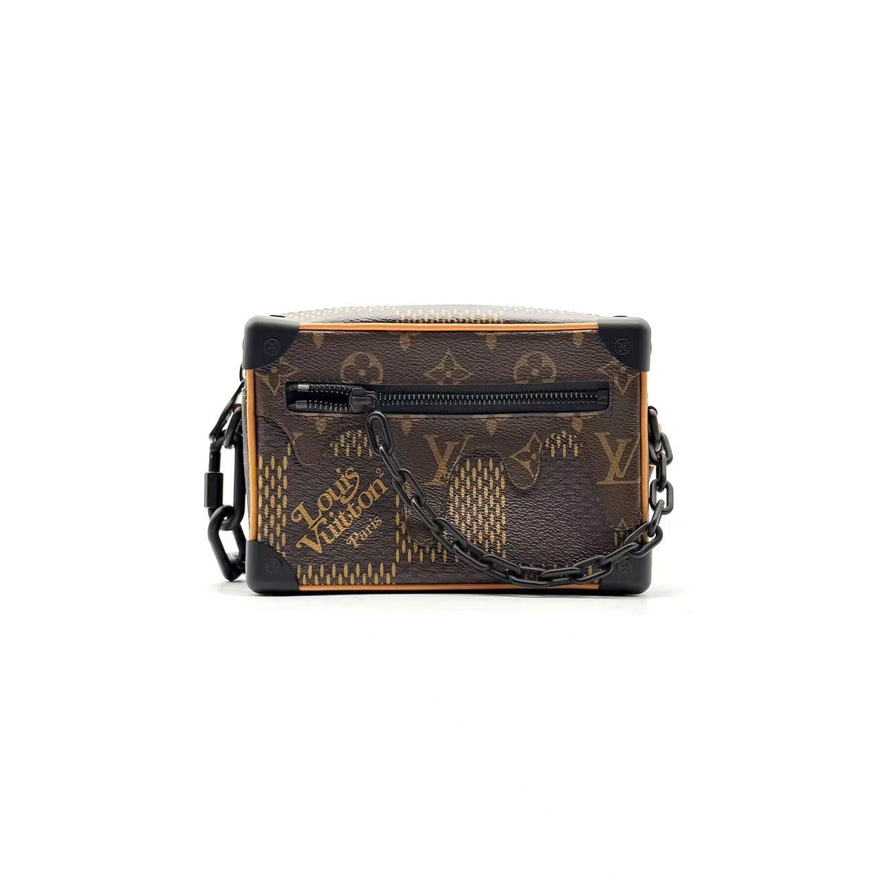 Louis Vuitton Louis Vuitton Nigo Giant Damier Ebene Mini Soft Trunk Size ONE SIZE - 2 Thumbnail