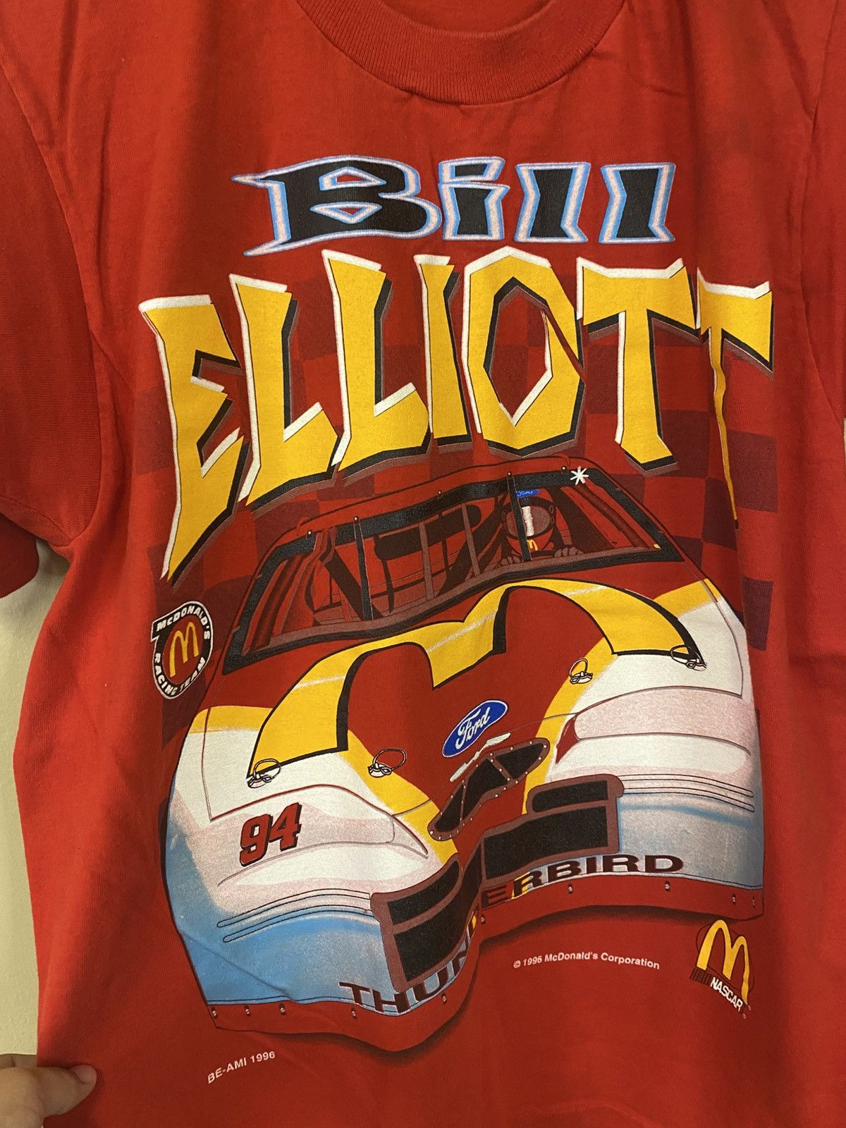 Vintage 1996 Bill Elliot McDonald’s Nascar T-Shirt Size US L / EU 52-54 / 3 - 6 Thumbnail