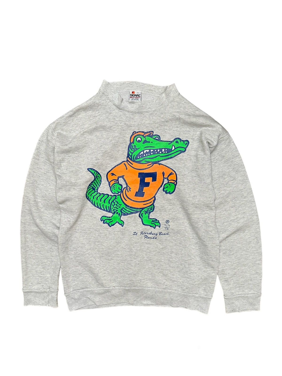 Vintage 1989 Florida Gators St Petersburg Beach Sweater Rare
