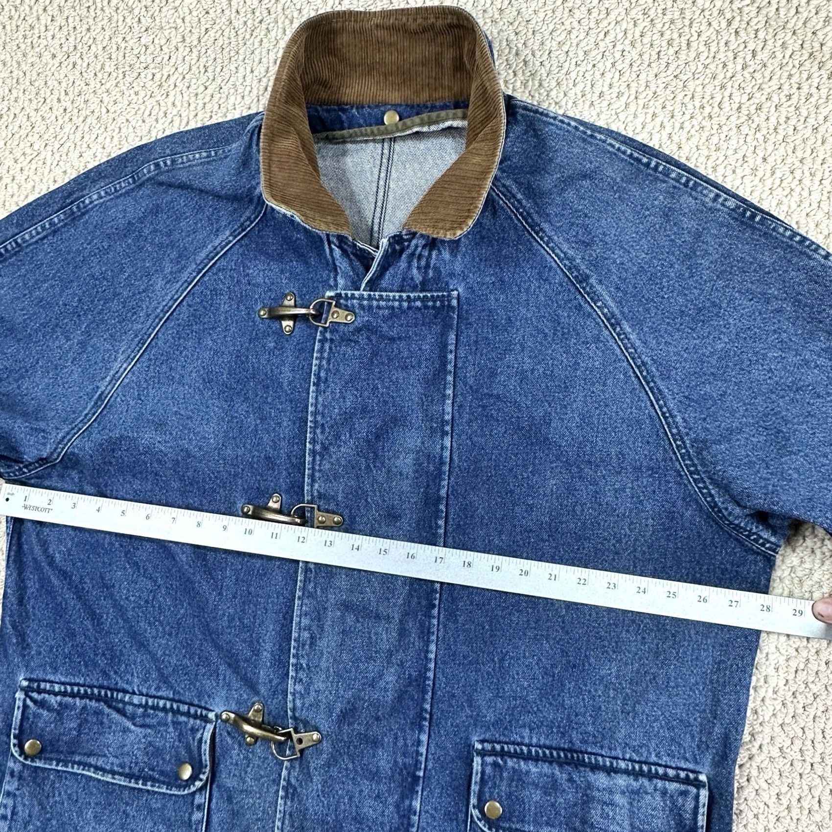 Gap VINTAGE Gap Denim Jacket Oversized Fit Blue 90s Jacket Mens L Blue Denim Jacket with Snap Closure Outer Shell Only Size US L / EU 52-54 / 3 - 6 Thumbnail