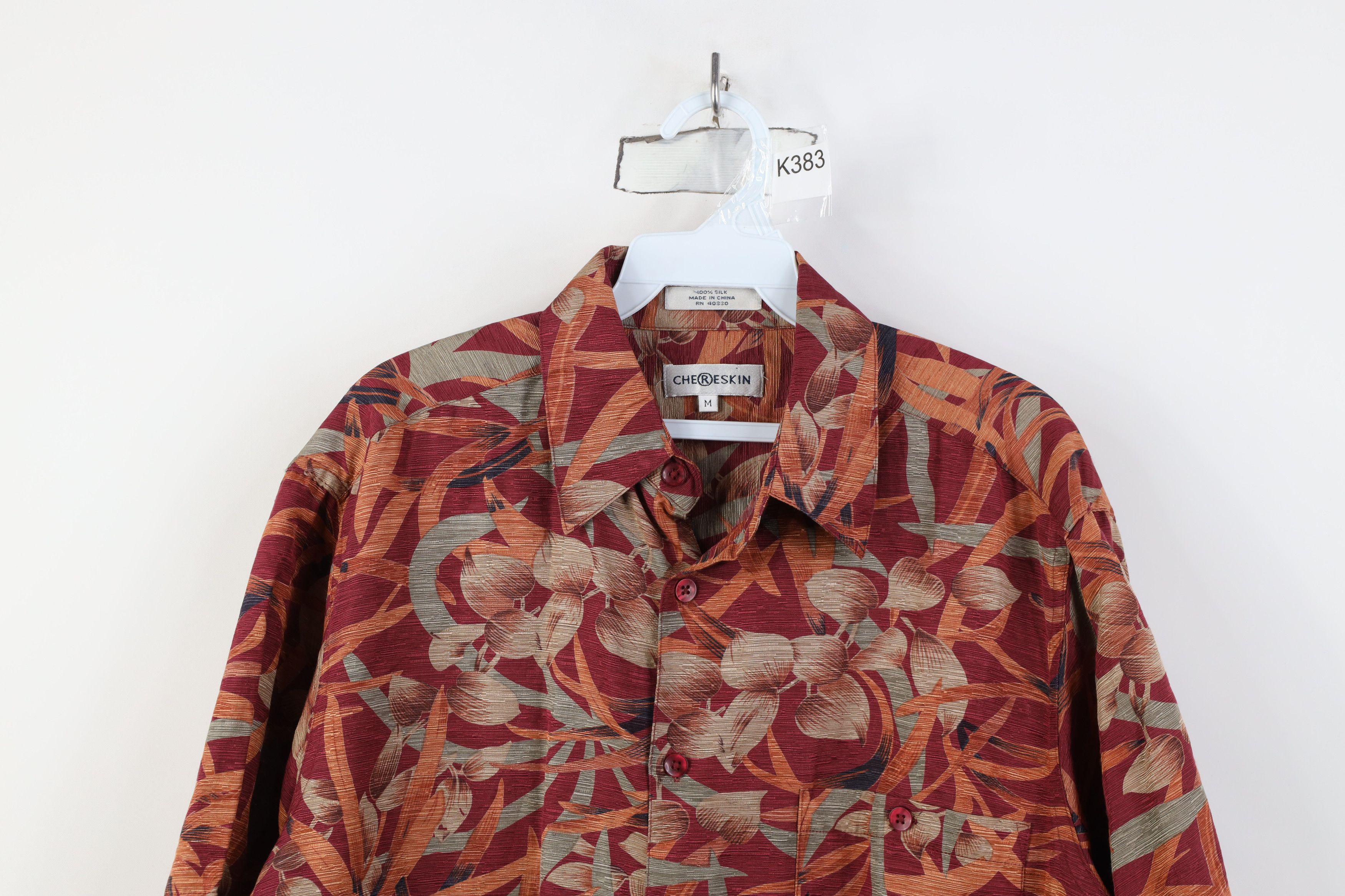 Vintage Vintage 90s Streetwear Short Sleeve Hawaiian Button Shirt Size US M / EU 48-50 / 2 - 2 Thumbnail