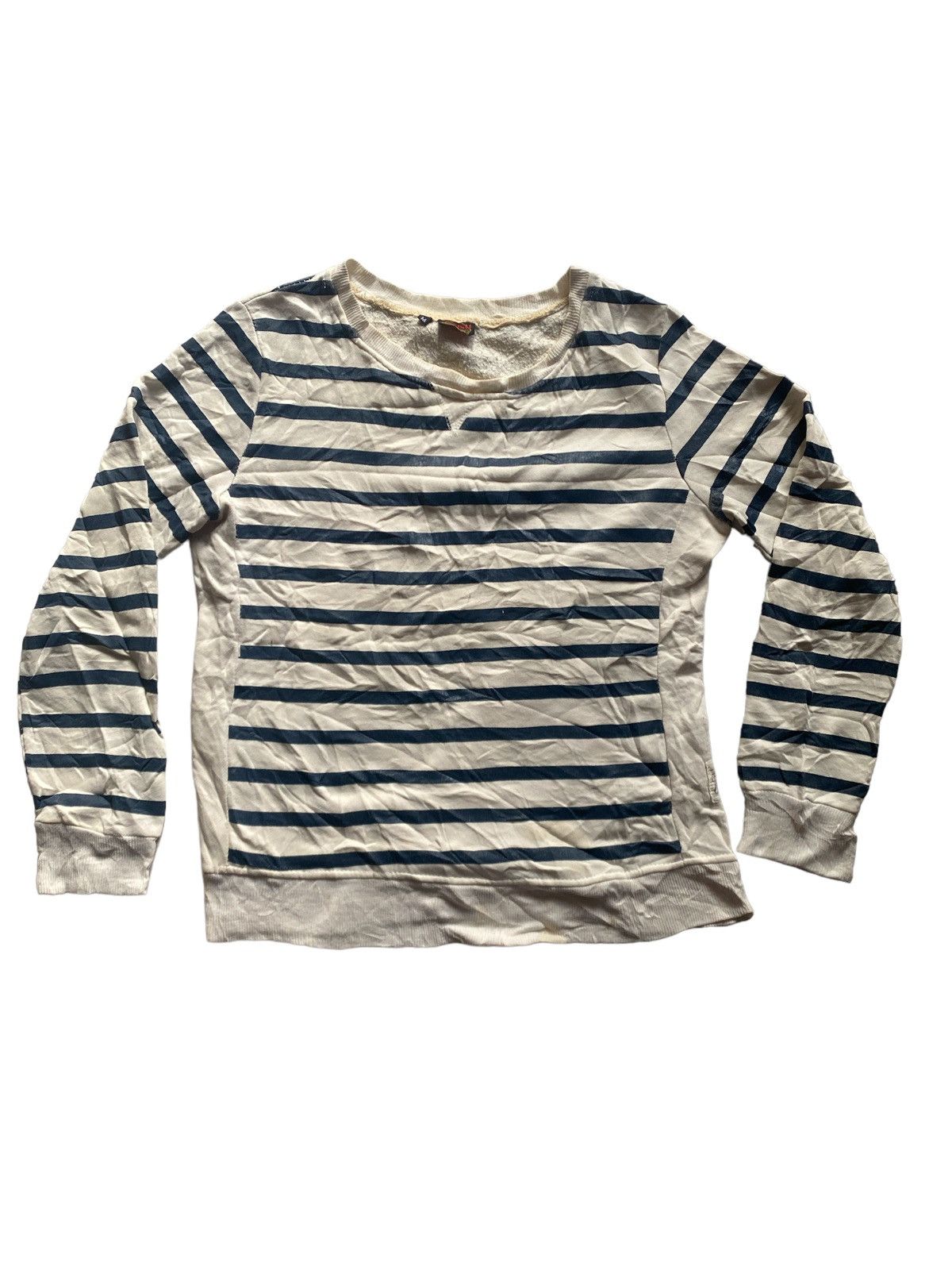 image of Evisu Striped Sweatshirt Sweater Prisoner, Men's (Size Small)