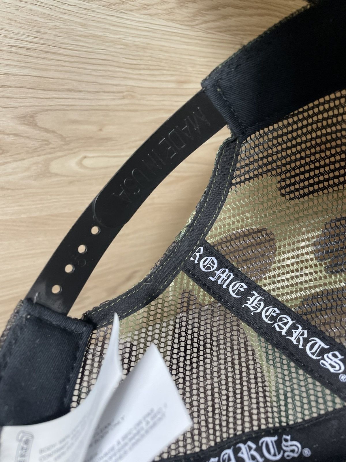 Chrome Hearts Chrome Hearts CH Hollywood Trucker Hat Black/Camo Size ONE SIZE - 9 Thumbnail