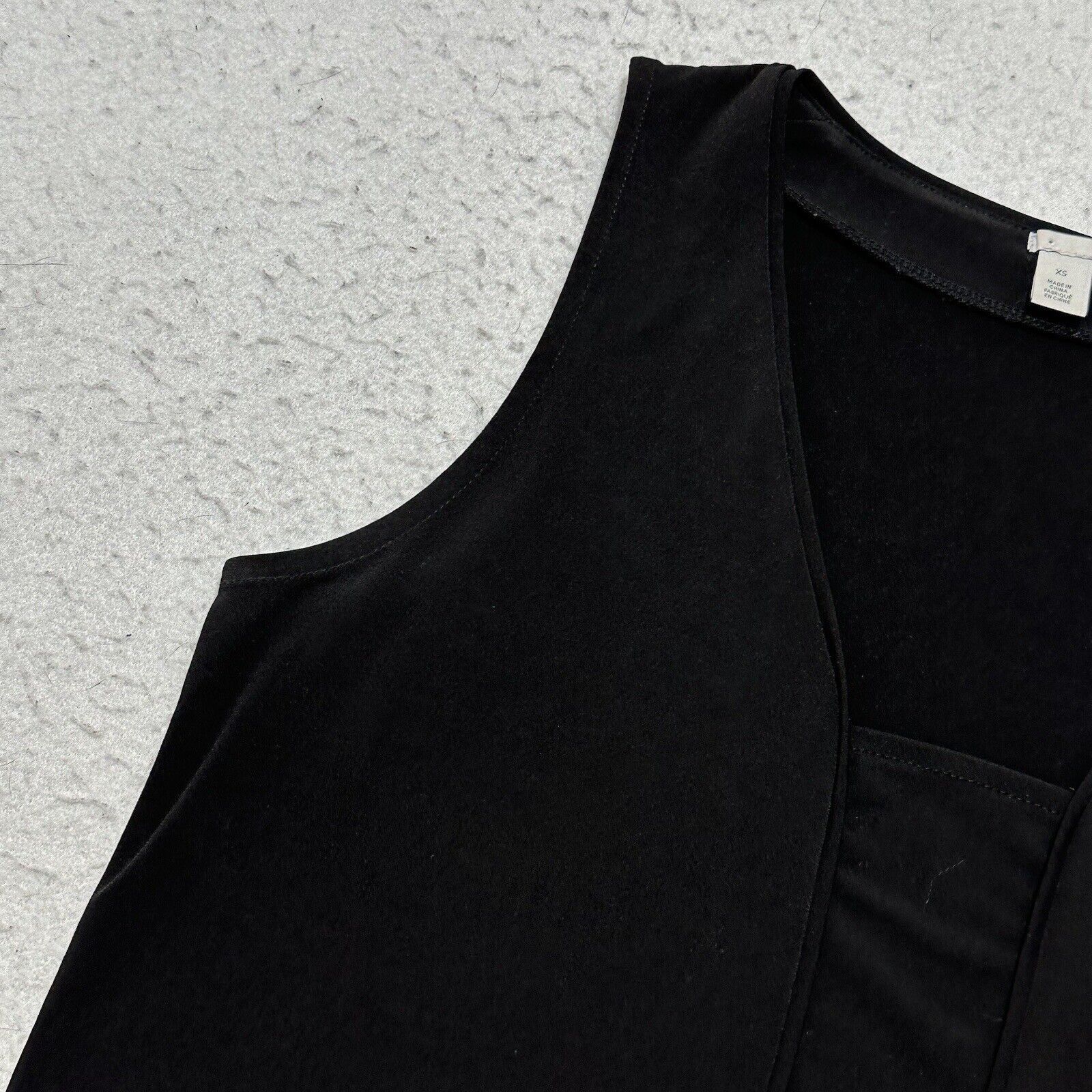 Other Halogen XS Black Tank Top Lightweight Career Blouse Stretch Size XS / US 0-2 / IT 36-38 - 6 Thumbnail