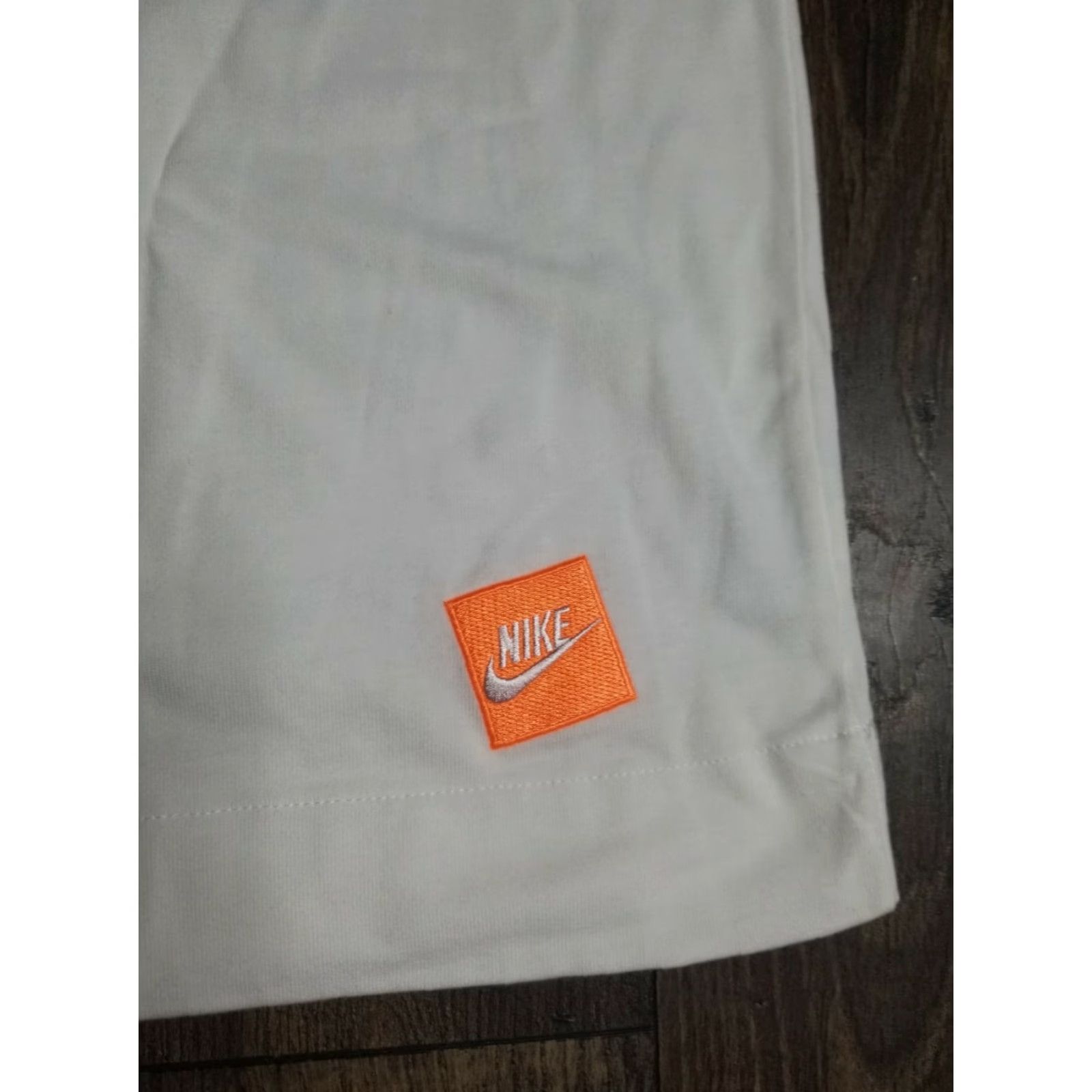 Nike Nike Just Do It Spellout Swoosh T-Shirt 90s Retro Men's 2XL Heavyweight Bleached White Short Sleeve Size US XXL / EU 58 / 5 - 4 Thumbnail