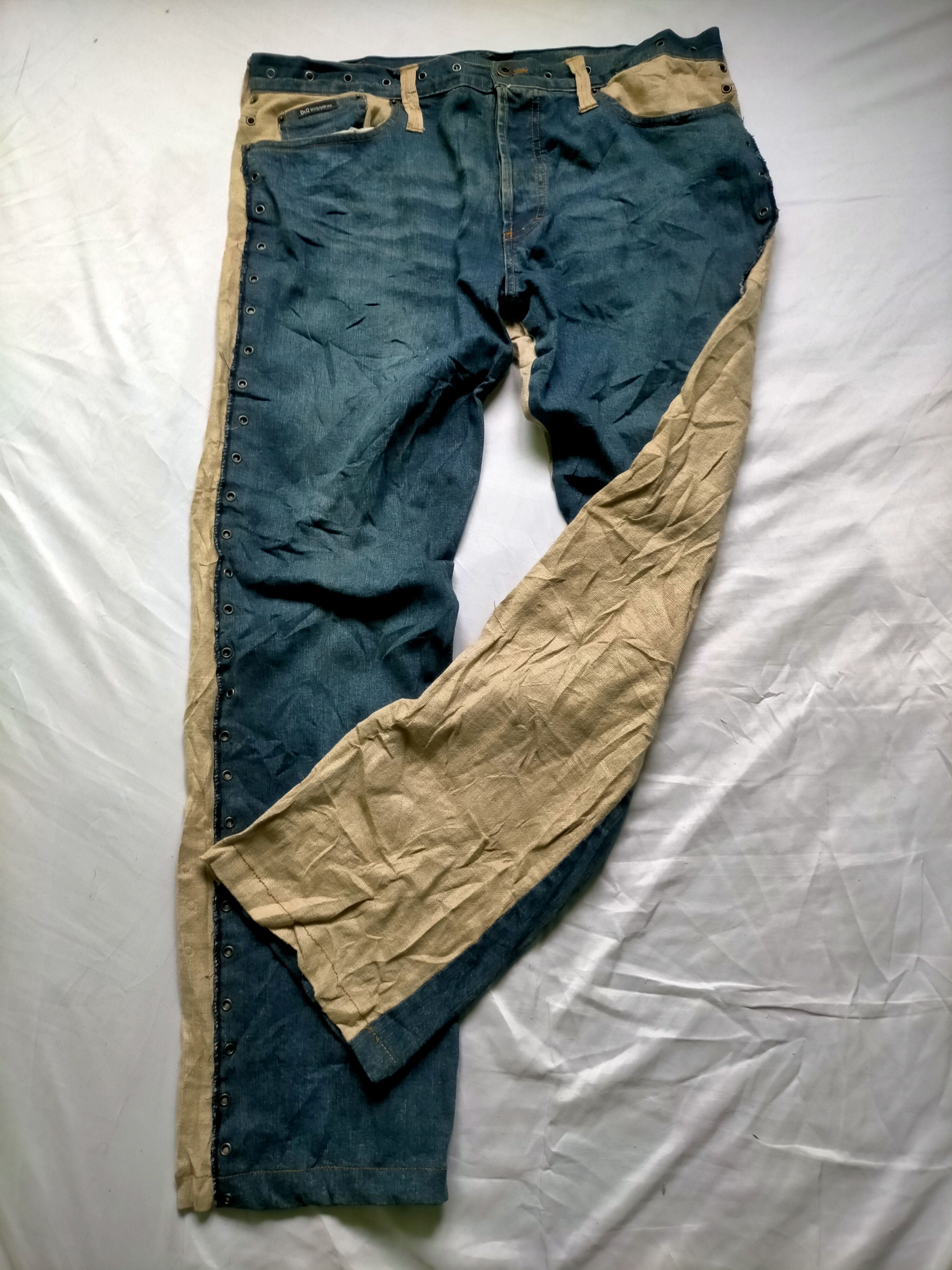 Dolce & Gabbana Vintage Dolce Gabbana Hybrid 90s Flare Denim Size US 36 / EU 52 - 2 Thumbnail