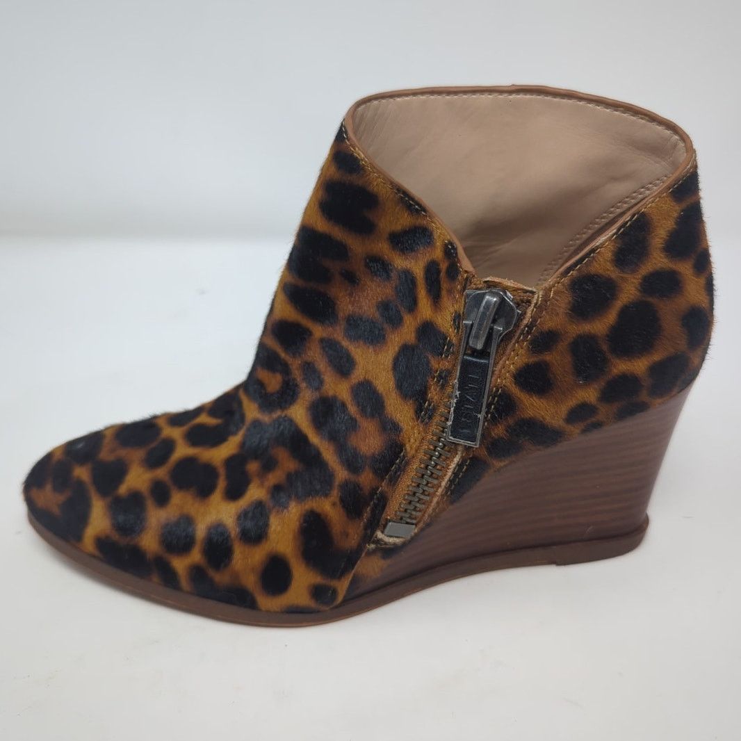 Other Nordstrom 1STATE Kaleb Boots Wedge Calf Hair Leopard 6.5 Size US 6.5 / IT 36.5 - 2 Thumbnail