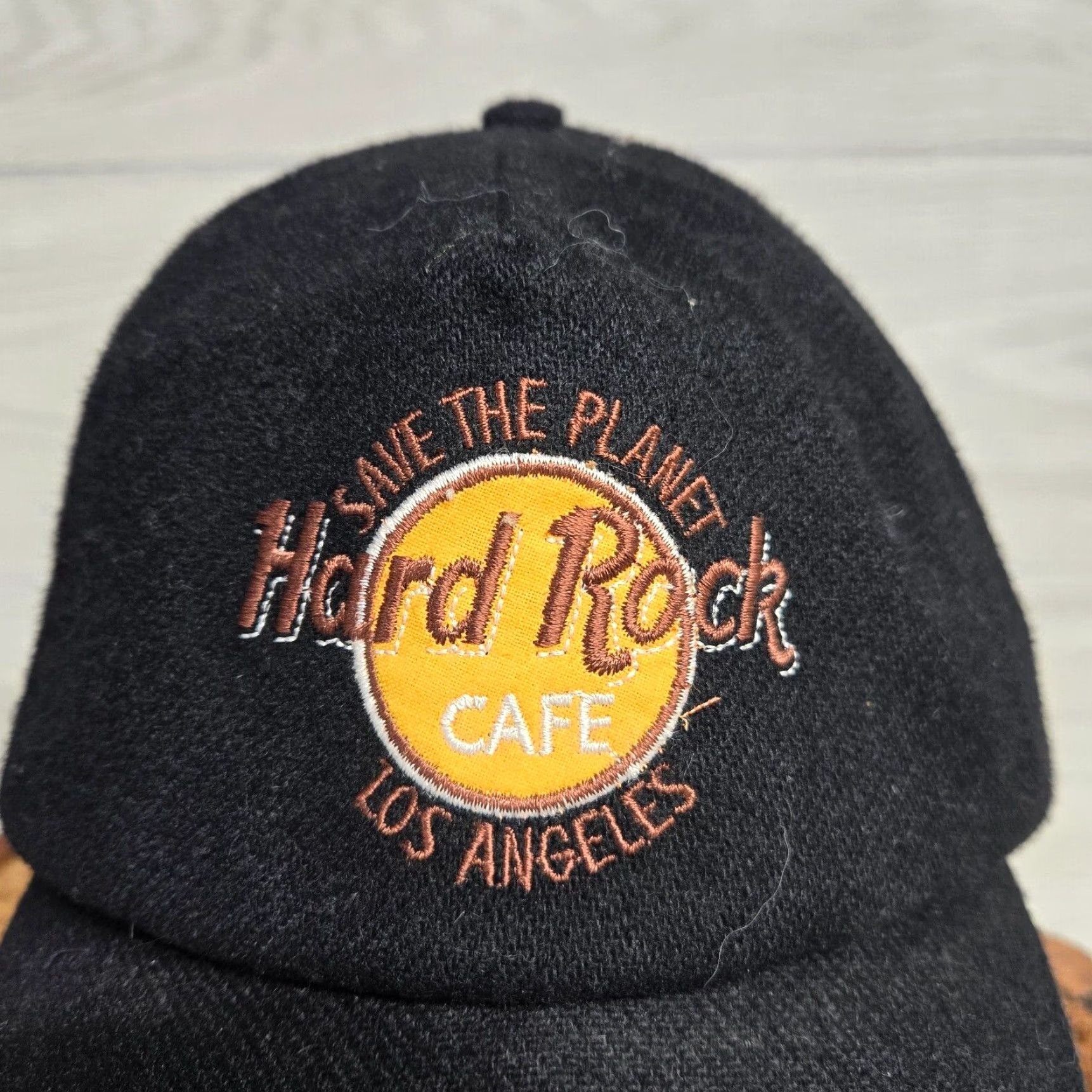 Hard Rock Cafe Hard Rock Cafe Hat Trucker One Size Adult Adjustable Strapback Black USA Vintage Mens/Womens? Size ONE SIZE - 2 Thumbnail