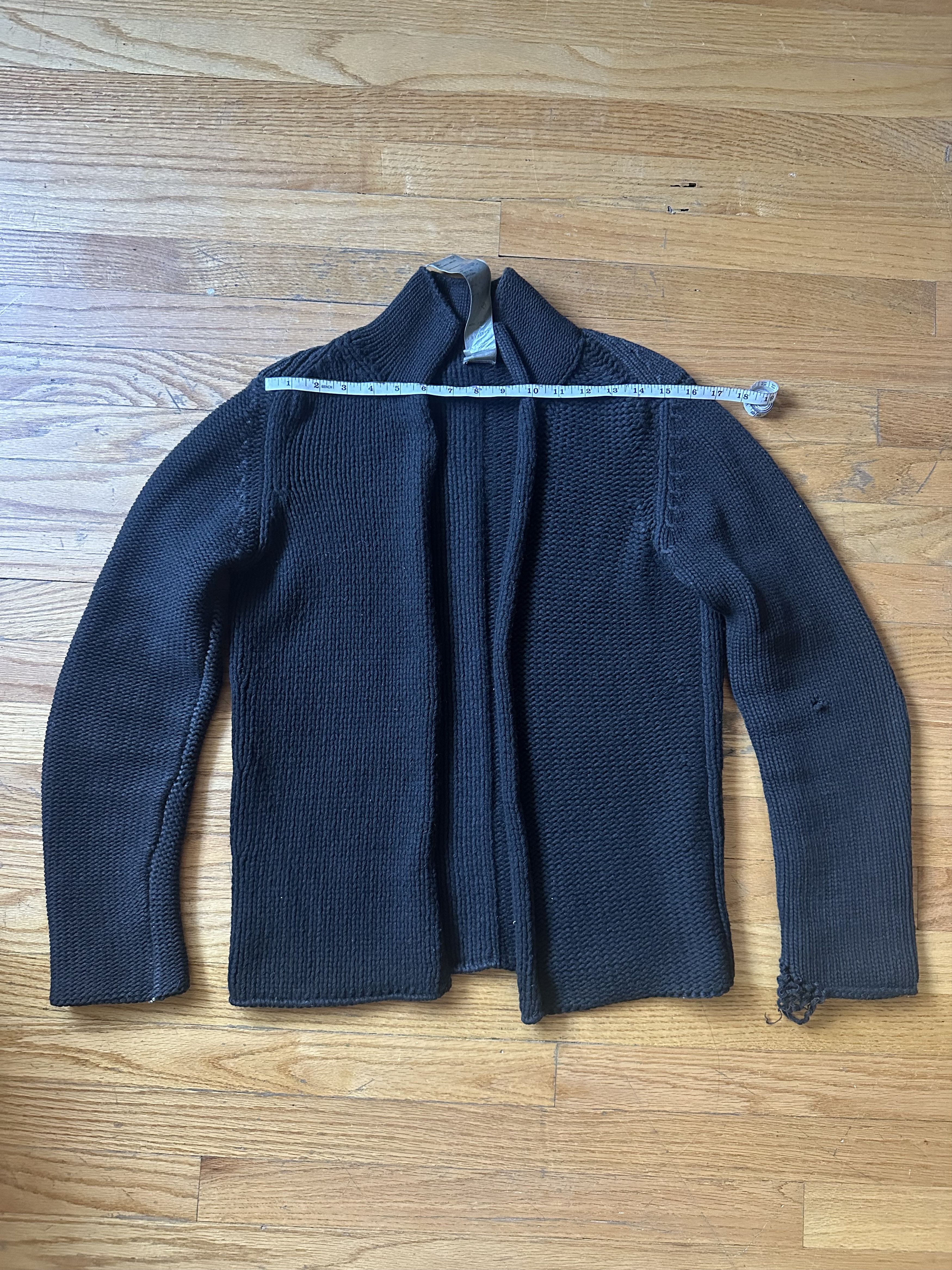 Lmaltieri heavy wool cardigan