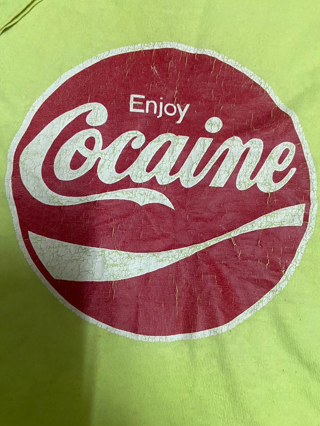 Vintage VTG. Enjoy Cocain Punk T-Shirt. Size M. Size US M / EU 48-50 / 2 - 2 Thumbnail
