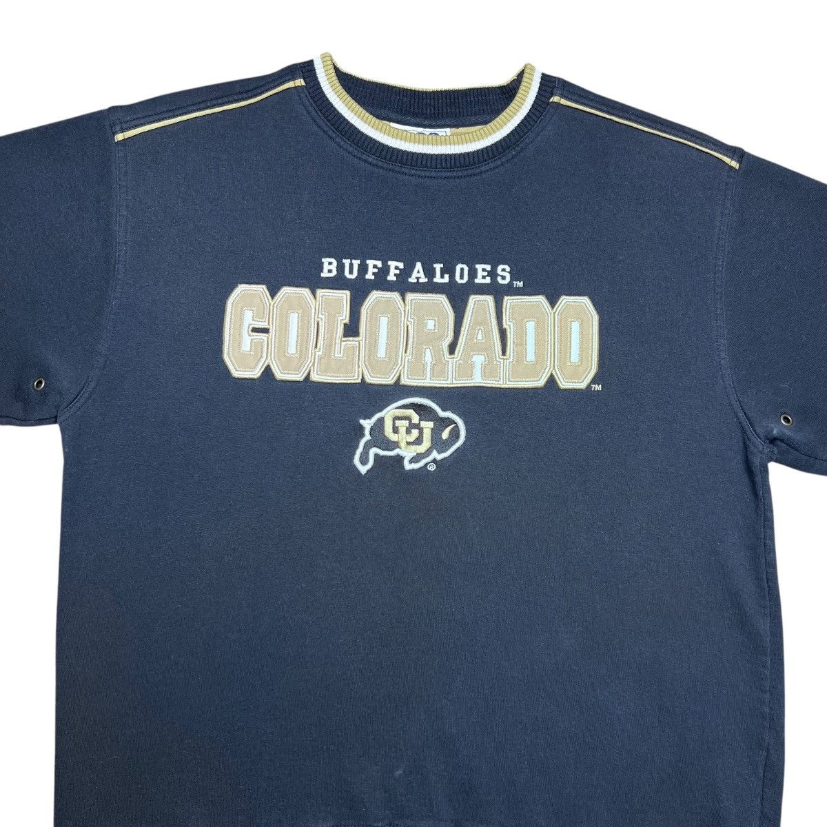 NCAA 90s NCAA Colorado Buffaloes Lee Sport Embroidered Sweatshirt Size US L / EU 52-54 / 3 - 4 Thumbnail