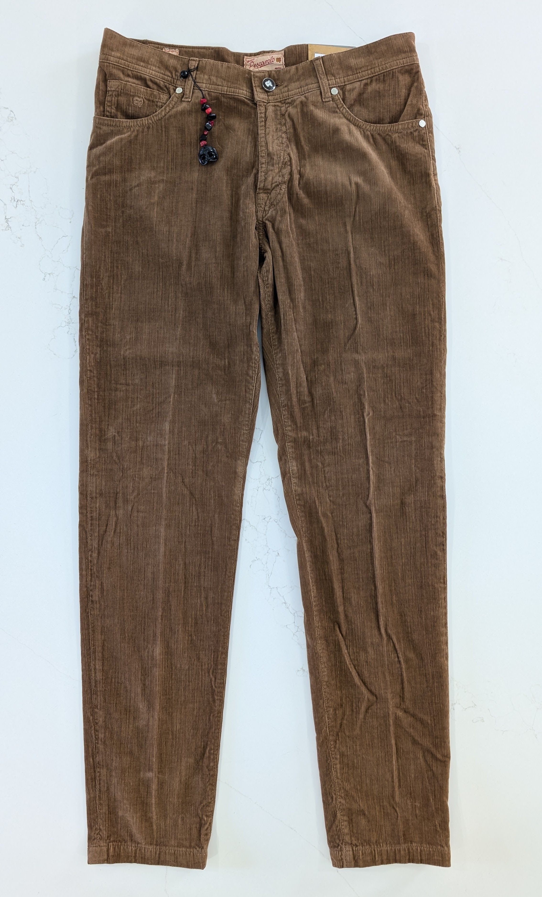 Marco Pescarolo Marco Pescarolo NERANOM Corduroy Pants Brown Size 50 IT Size US 34 / EU 50 - 1 Thumbnail