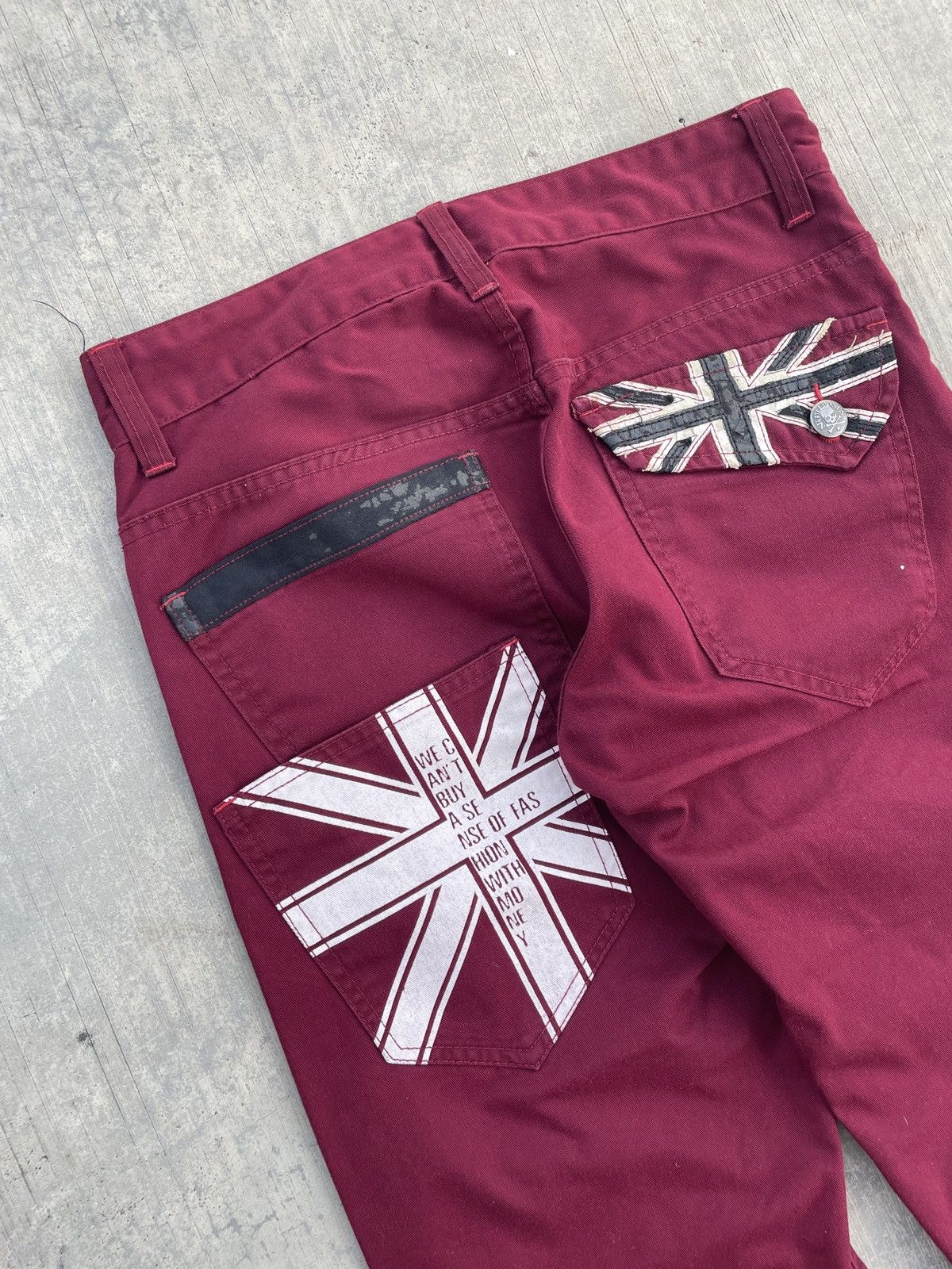 Hysteric Glamour 2000s JAPANESE BRAND ROOT THREE UNION JACK CLAWMARK FLARE Size US 32 / EU 48 - 7 Thumbnail