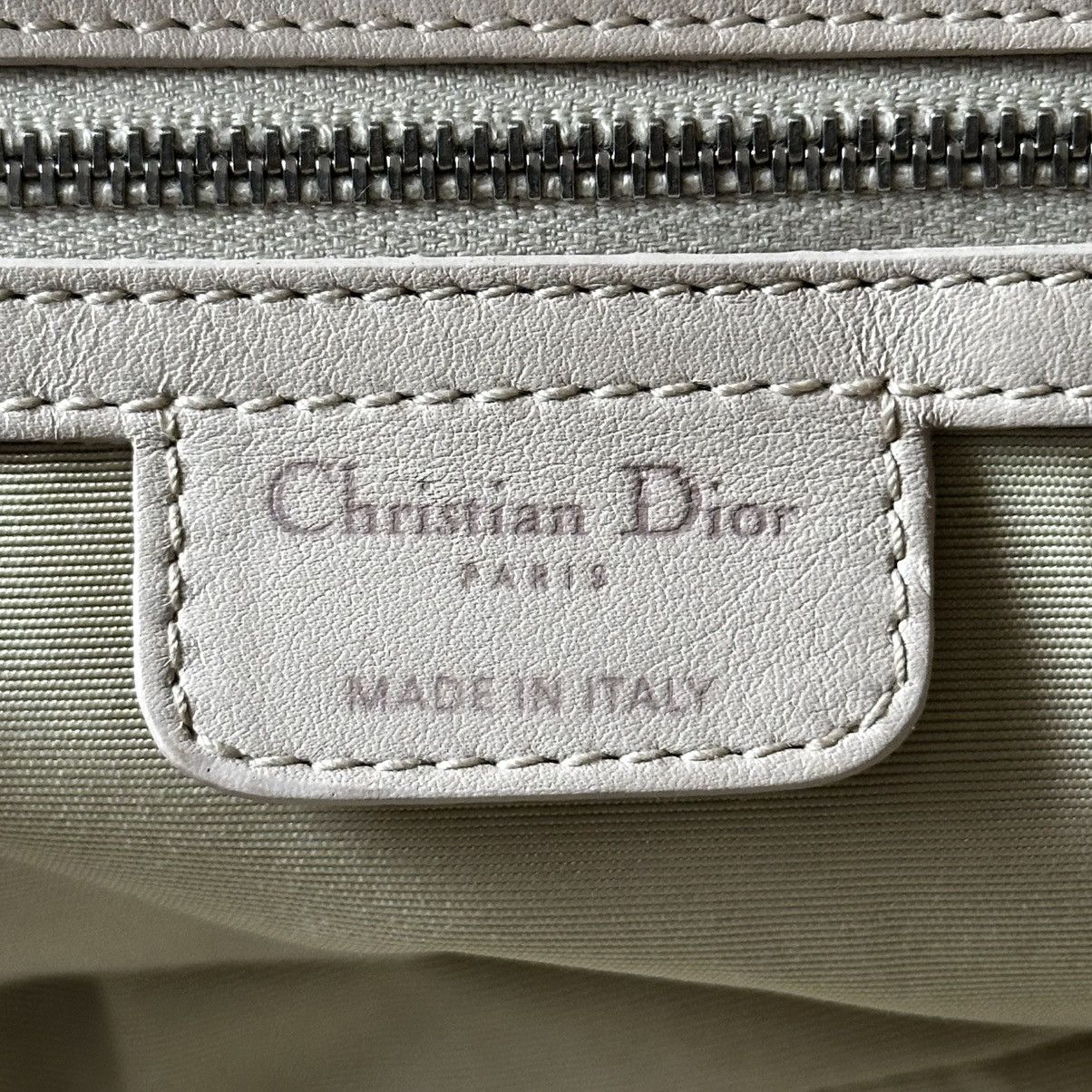 Dior Dior Light Beige Leather Karenina East West Karenina Satchel Size ONE SIZE - 21 Thumbnail