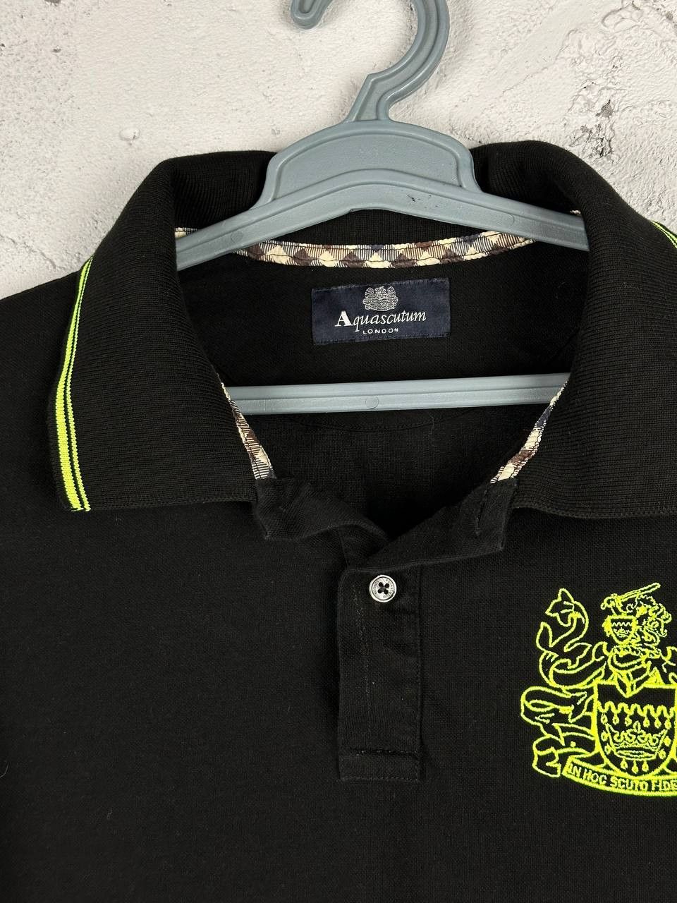 Aquascutum × Vintage Vintage Luxury Aquascutum London Streetwear Polo T Shirt Size US L / EU 52-54 / 3 - 4 Thumbnail