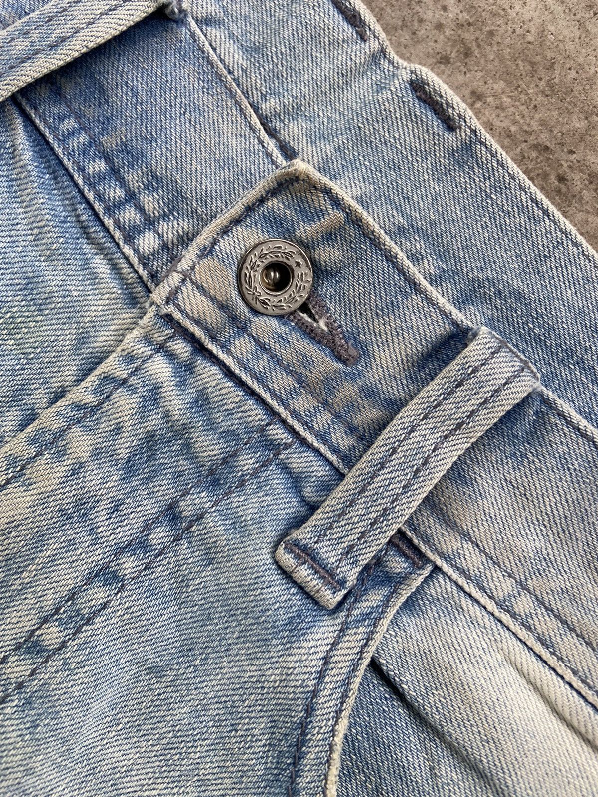 FR2 FR2 Denim Cowhide Distressed Knee Tappered Fits Denim Pants Size US 33 - 5 Thumbnail
