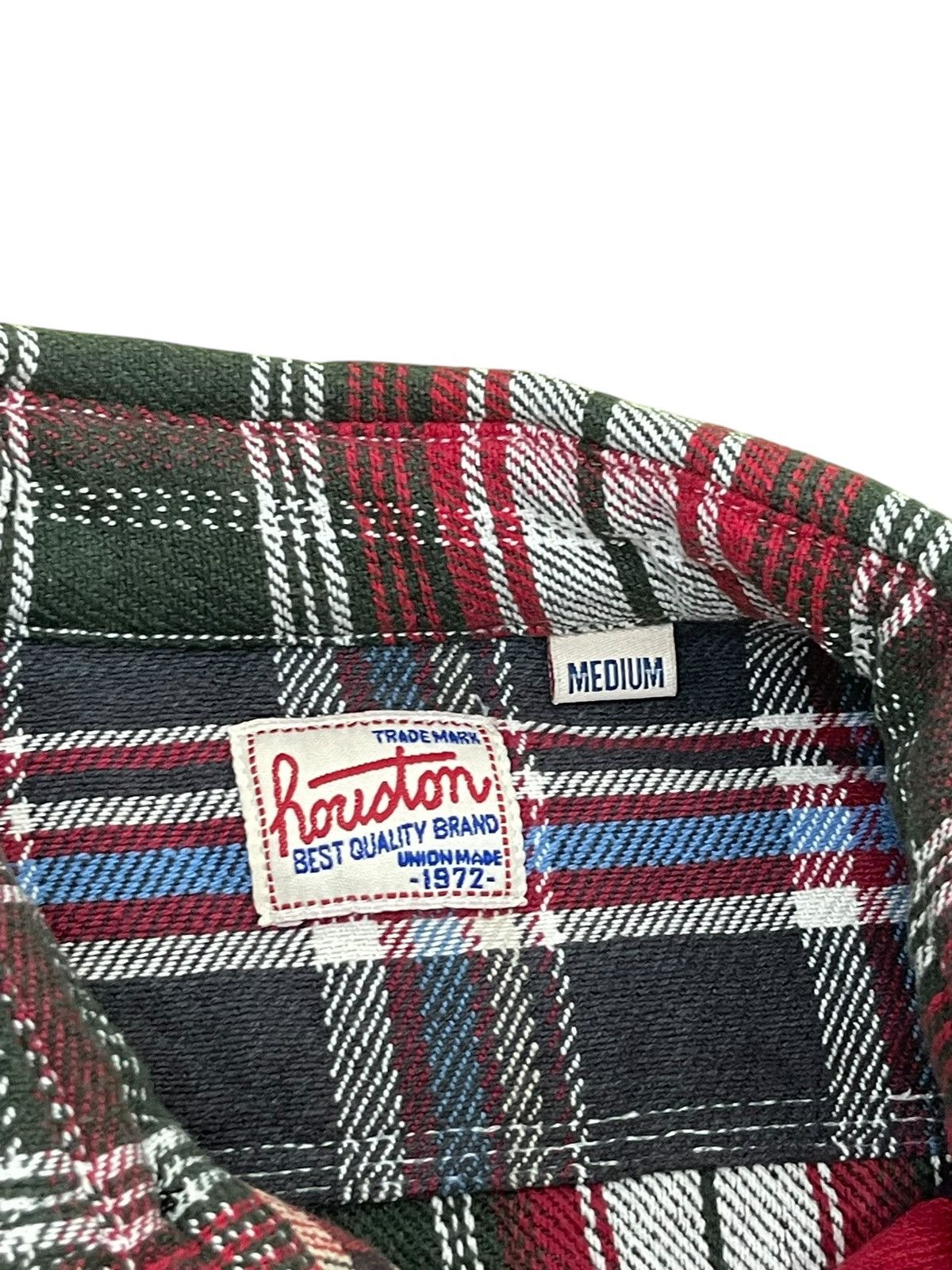 Japanese Brand Multi Plaid Houston Union Made Flannel Shirt Workwear 6🟩7 Size US M / EU 48-50 / 2 - 10 Thumbnail