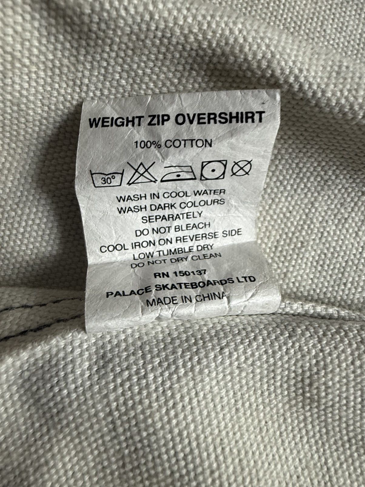 Palace Palace Weight zip Overshirt Size US M / EU 48-50 / 2 - 7 Thumbnail