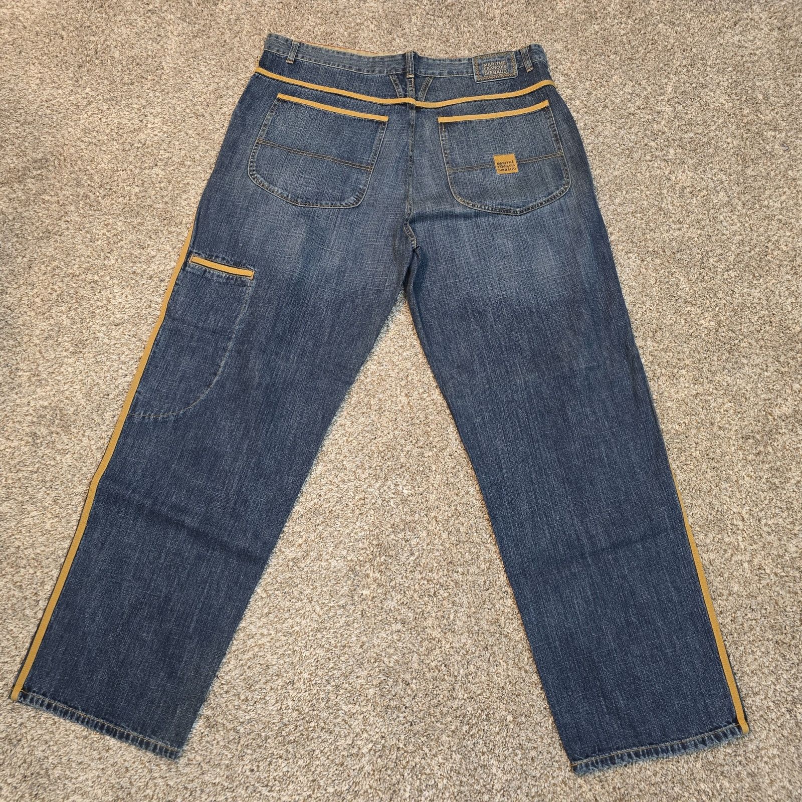 Marithe + Francois Girbaud Vintage Y2K MFG Girbaud Pant Jean 42x34 Cyber Cargo Rave Size US 42 / EU 58 - 2 Thumbnail