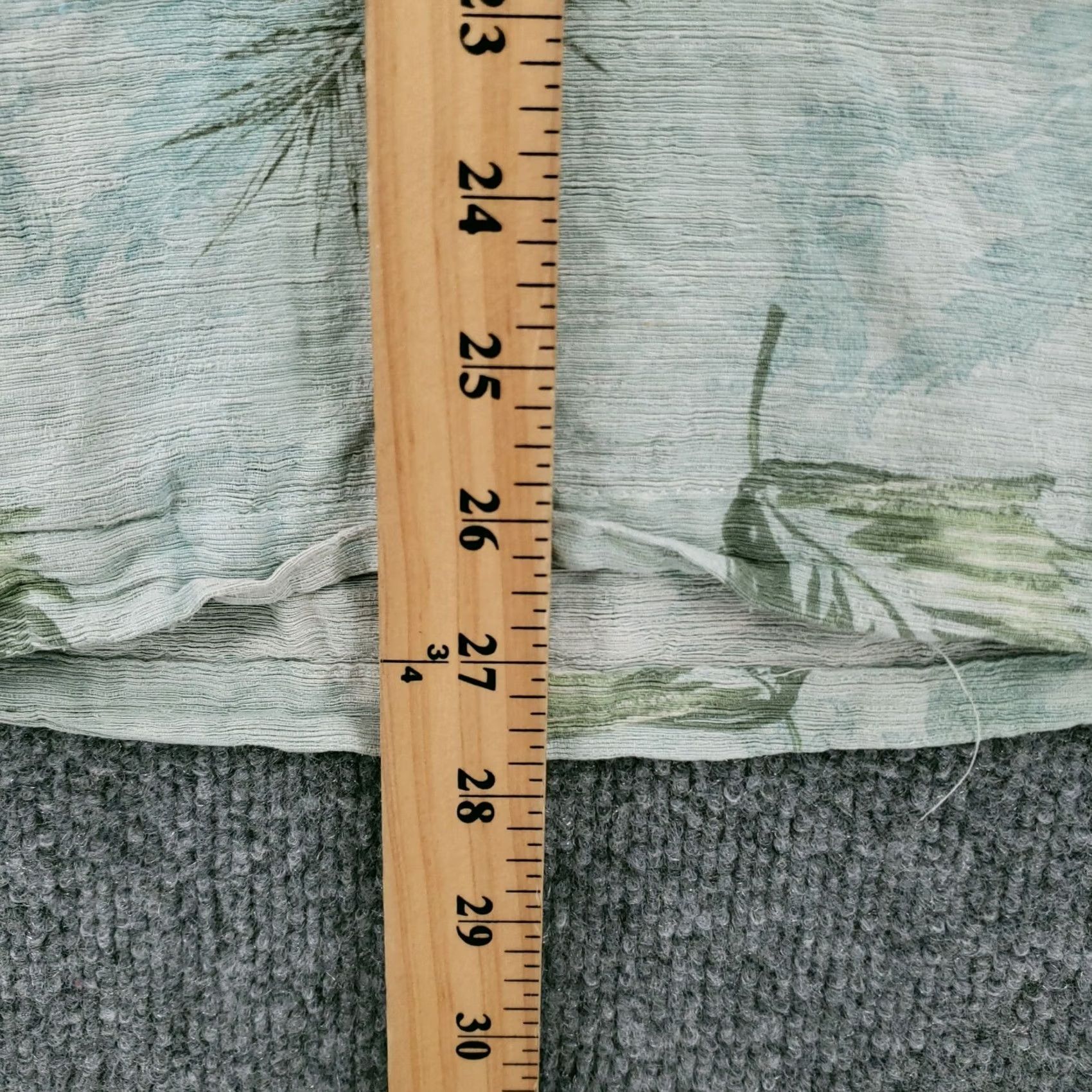 Vintage Caribbean Shirt Mens XL Button-Up Green Floral Silk Hawaiian Size US XL / EU 56 / 4 - 6 Thumbnail