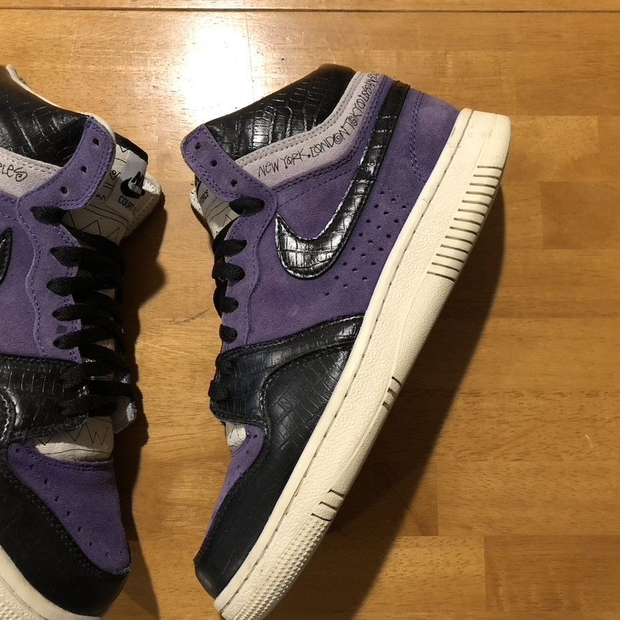 Nike × Stussy 2005 Stussy Nike Court Force Purple Size 9.5 US Men's Size US 9.5 / EU 42-43 - 4 Thumbnail