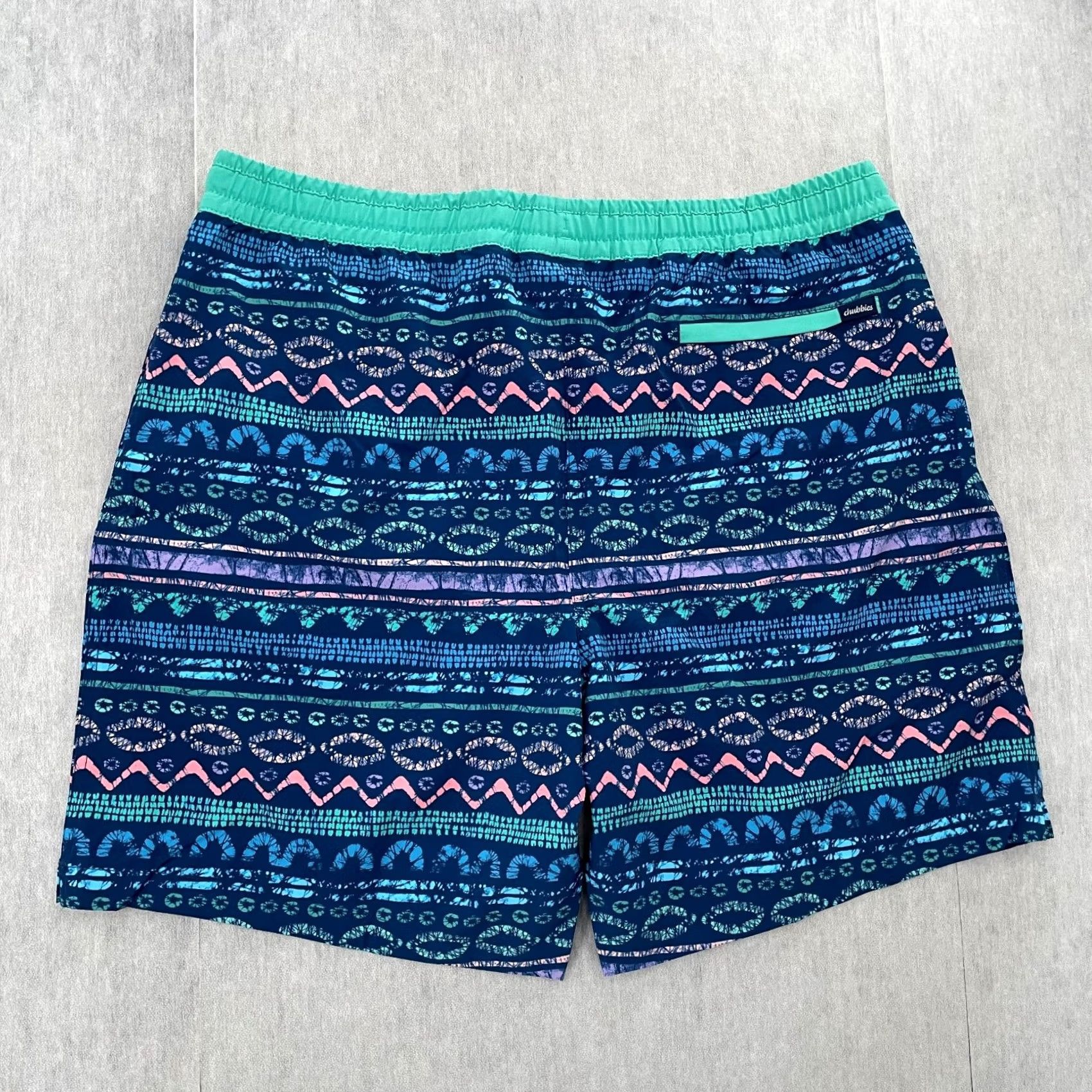 Chubbies Chubbies Shorts 2XL Blue The Favs 7" Classic Swim Trunks Lined Men XXL NEW Size US 39 - 2 Thumbnail