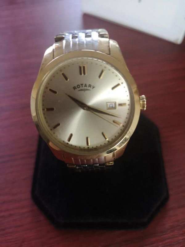Designer Rotary men's two tone gold dial watch Size ONE SIZE - 7 Thumbnail