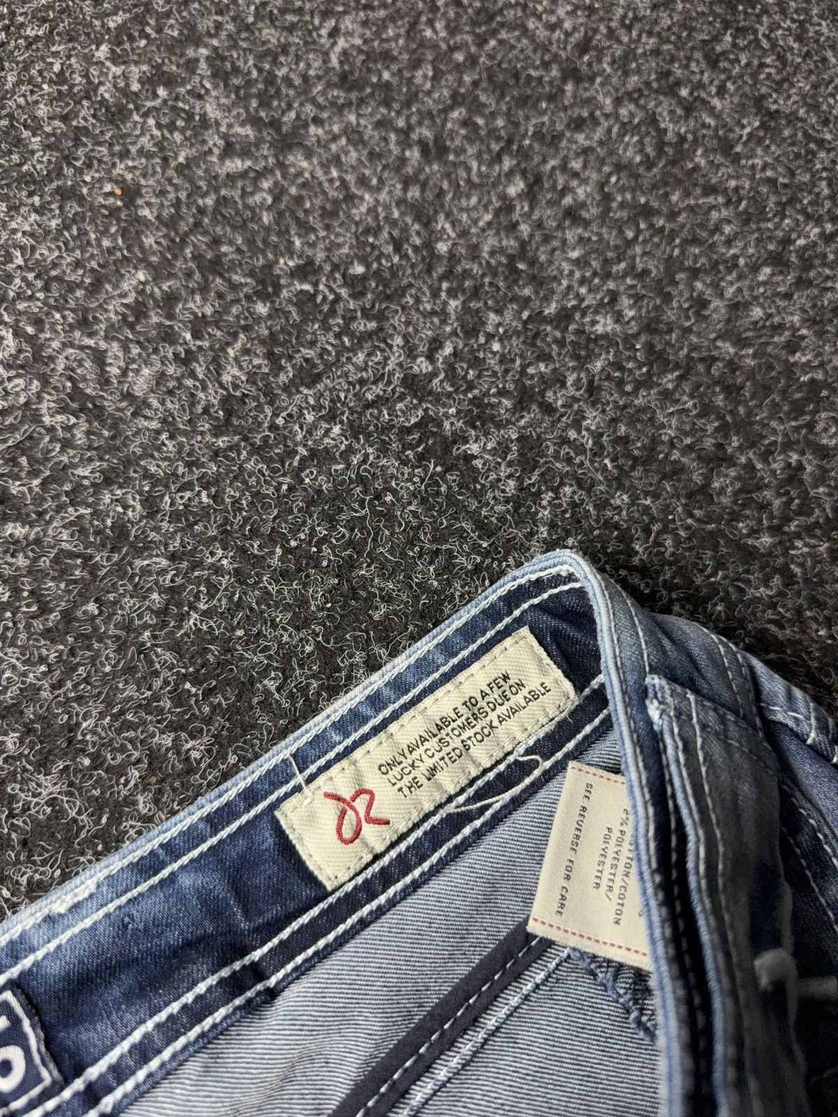 Japanese Brand Y2K JRW-4906 Japanese Style 90s Distressed Moto m Jeans Size 25" / US 0 / IT 36 - 11 Thumbnail