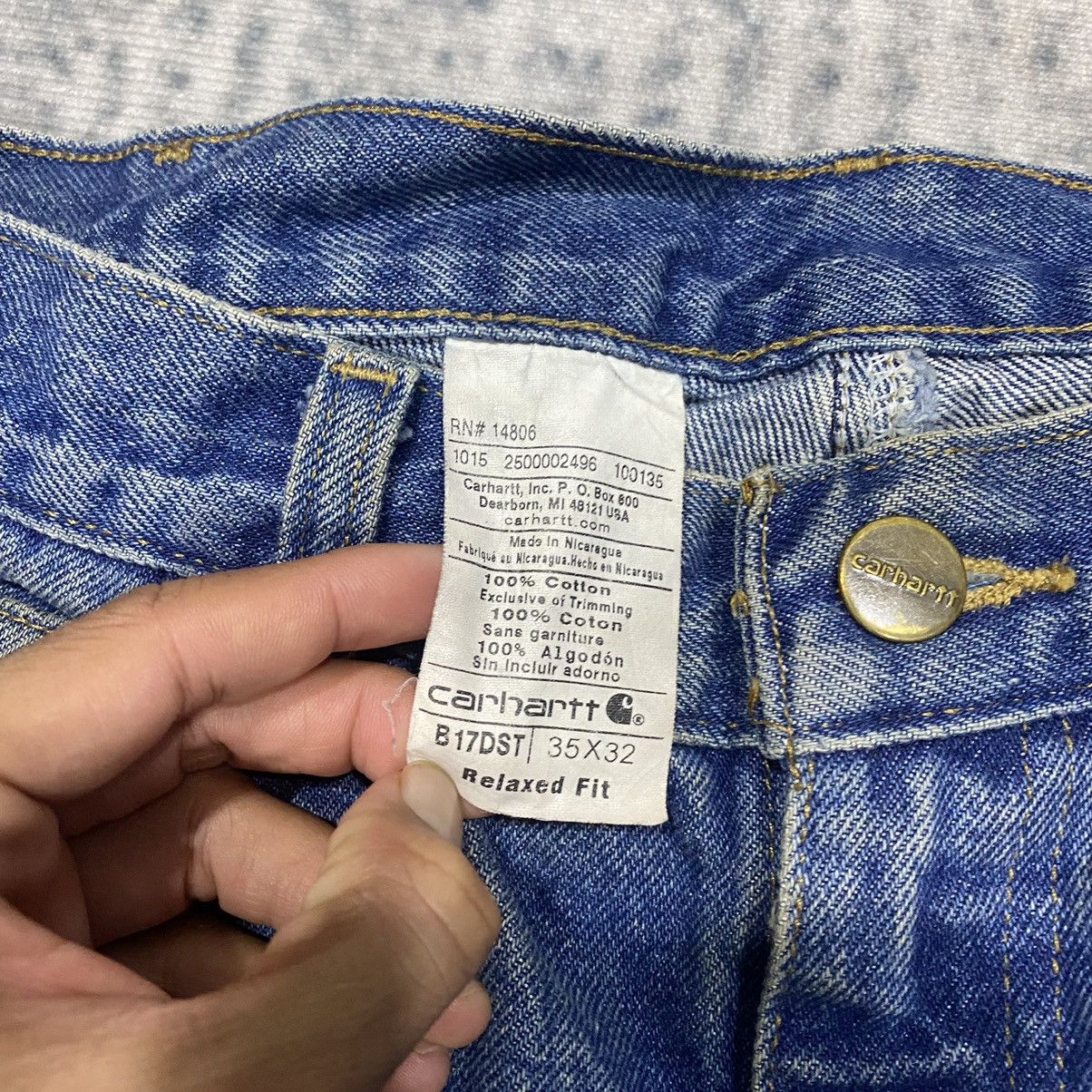 Carhartt × Vintage Sick☠️ Carhartt Workwear Denim Jeans 90s Size US 35 - 10 Thumbnail