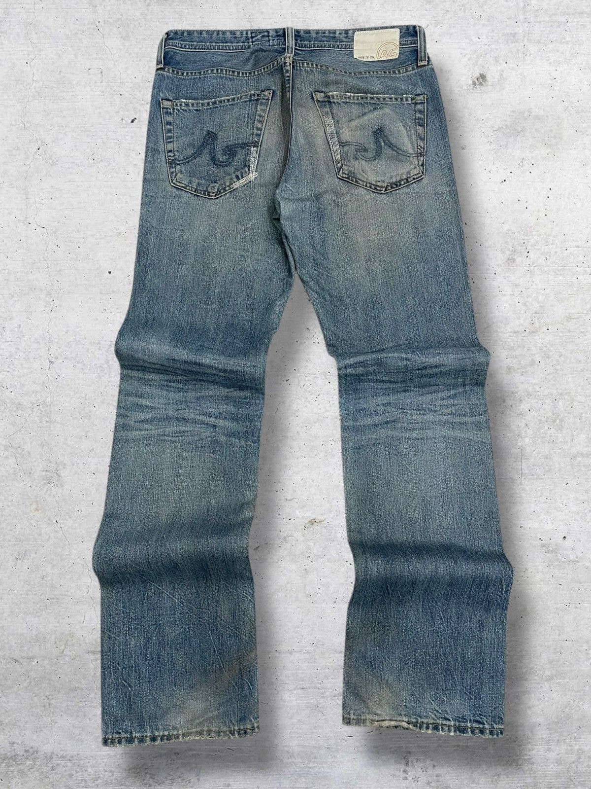 AG Adriano Goldschmied VINTAGE AG ADRIANO GOLDSHMIED MUDWASH RIPPING OG STYLE DENIM Size US 32 / EU 48 - 8 Thumbnail