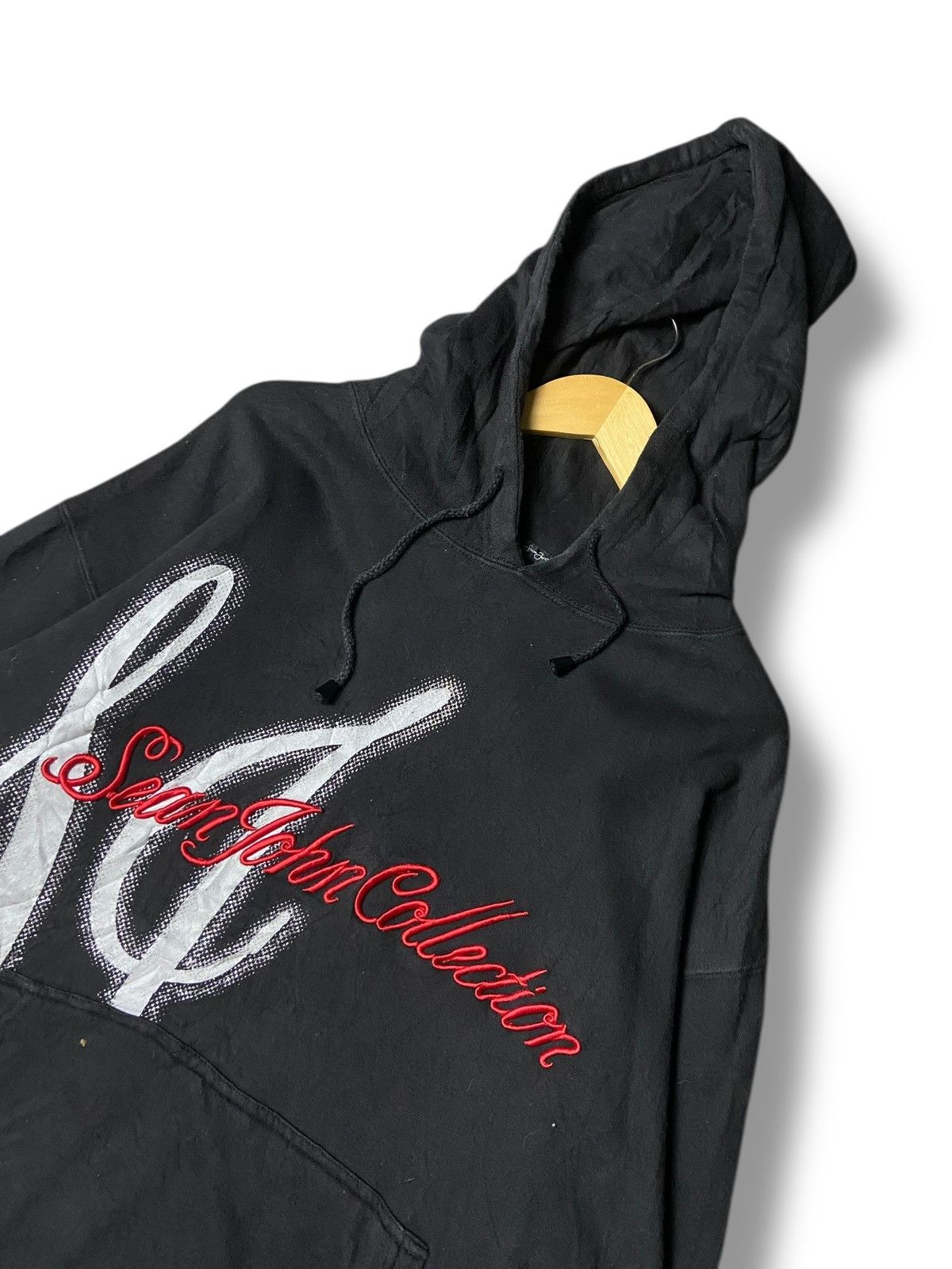 Sean John Sean John Embroidered Oversized Pullover Hoodies (170) Size US L / EU 52-54 / 3 - 4 Thumbnail