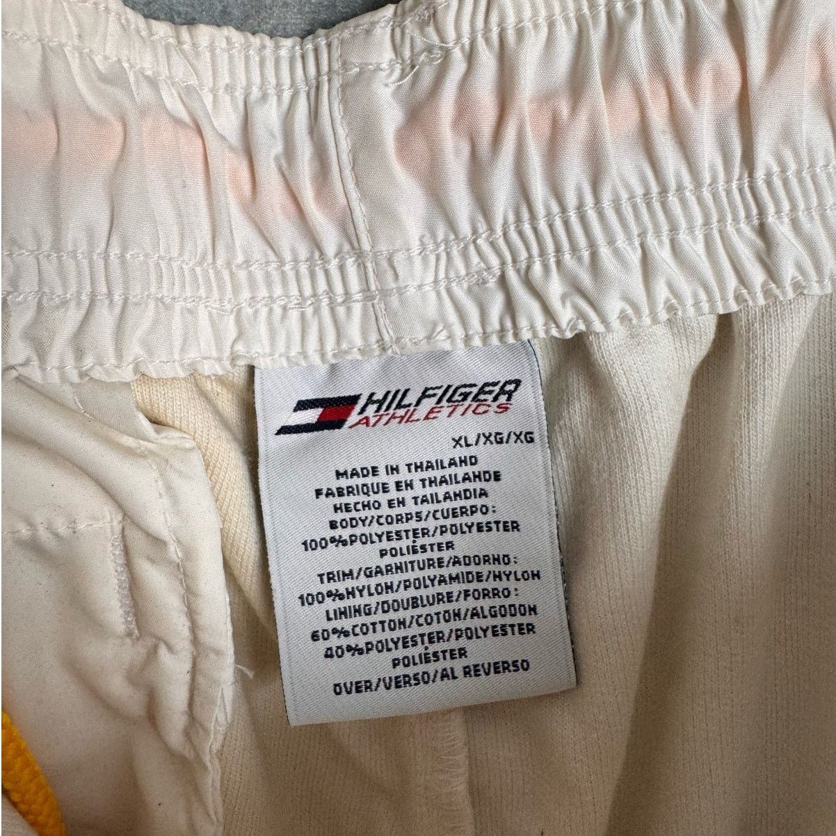 Tommy Hilfiger × Vintage VTG 90s Tommy Hilfiger Track Pants Mens XL White Size US 34 / EU 50 - 8 Thumbnail