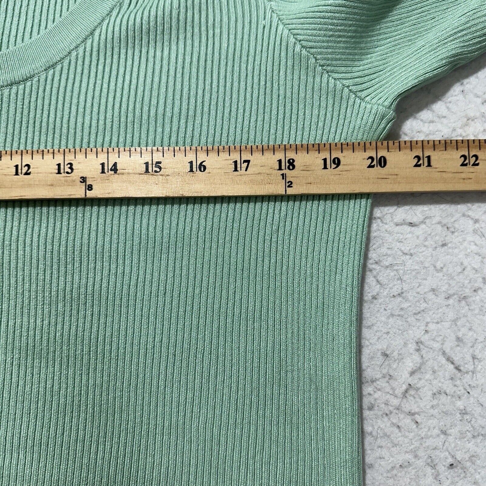 Other Ophelia Roe 1X Scoop Neck Ribbed Stretch Pullover Sweater Size XL / US 12-14 / IT 48-50 - 8 Thumbnail