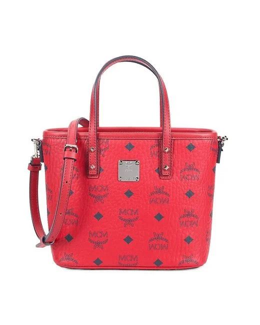 MCM o1mt1gz0225 Size: OS / Shopper Mini Bag in Red Size ONE SIZE - 1 Thumbnail