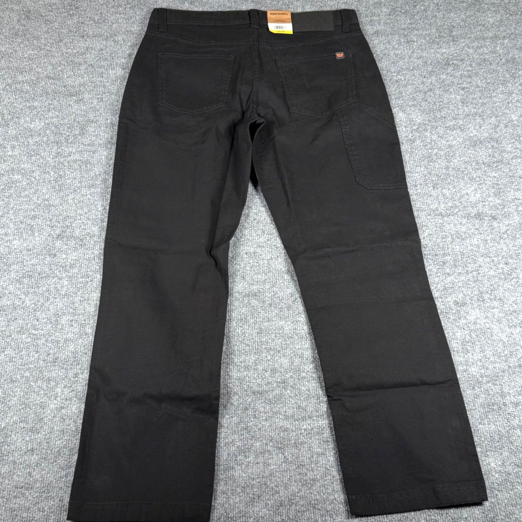 Eddie Bauer Eddie Bauer Canvas Utility Pants Black 32x29 Regular Mens Chino Stretch Workwear Canvas Pants Size US 32 / EU 48 - 3 Thumbnail