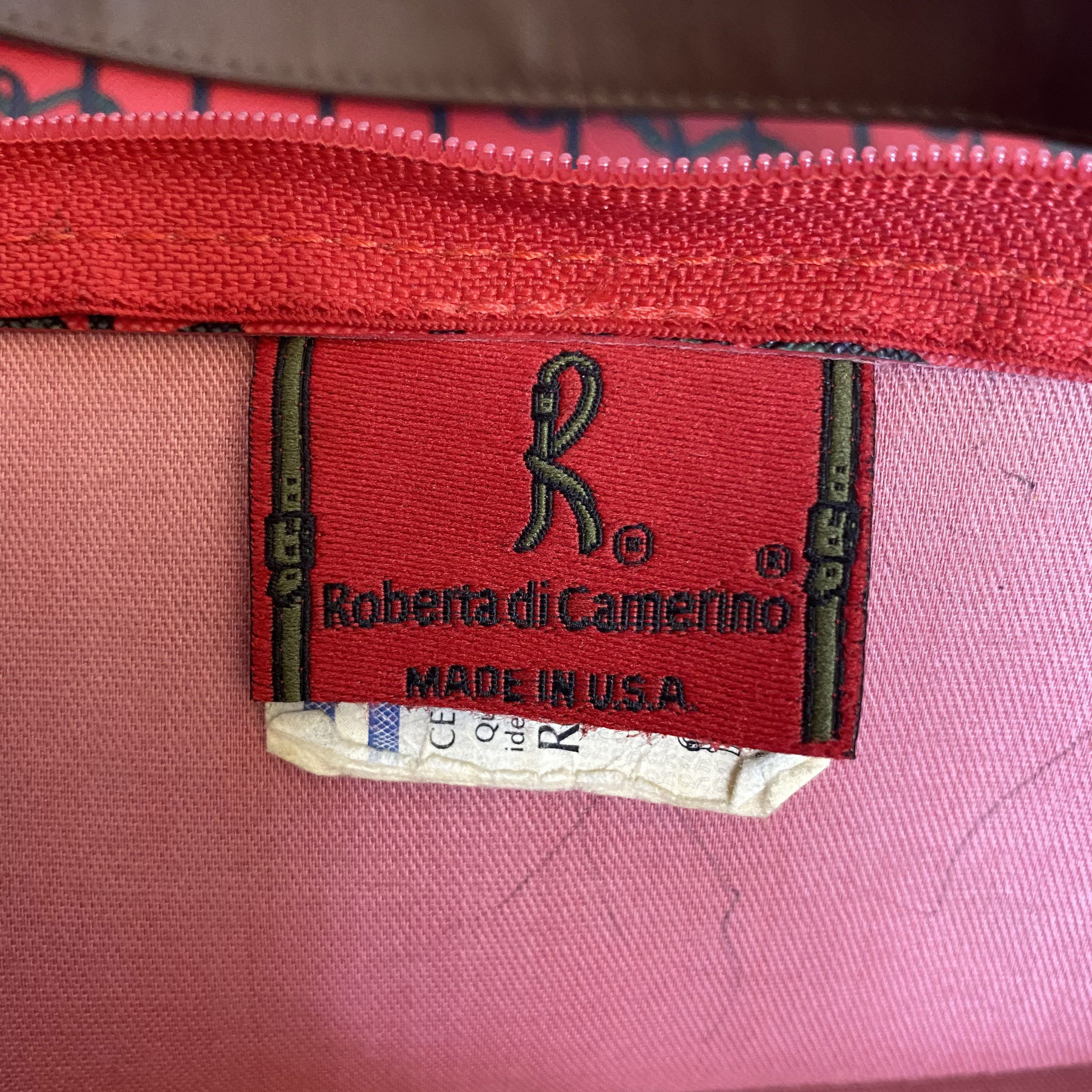 Roberta di Camerino × Vintage ROBERTA di CAMERINO Vintage Chainlink PVC Leather Tote Bag Size ONE SIZE - 11 Thumbnail